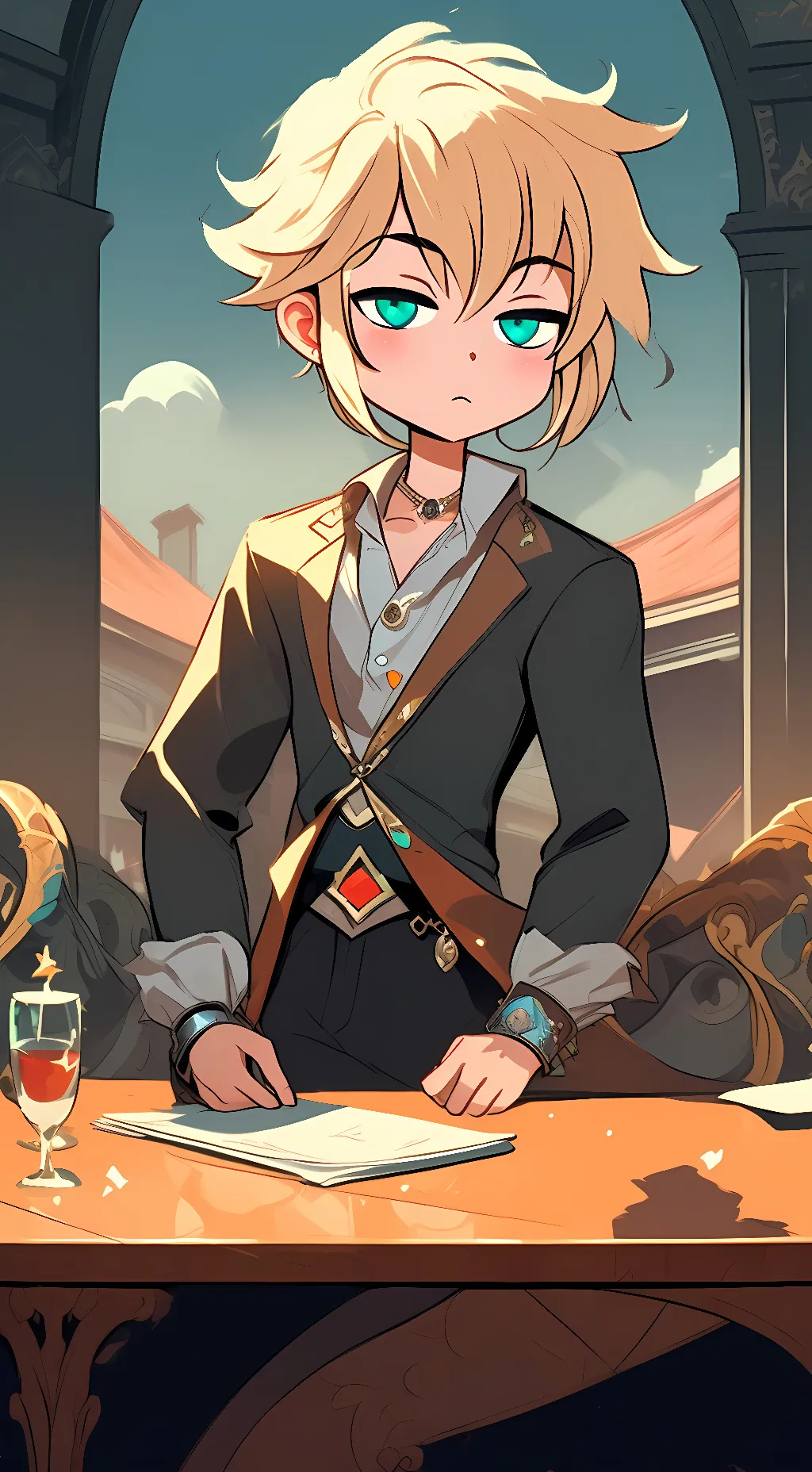 ai character: evbo background