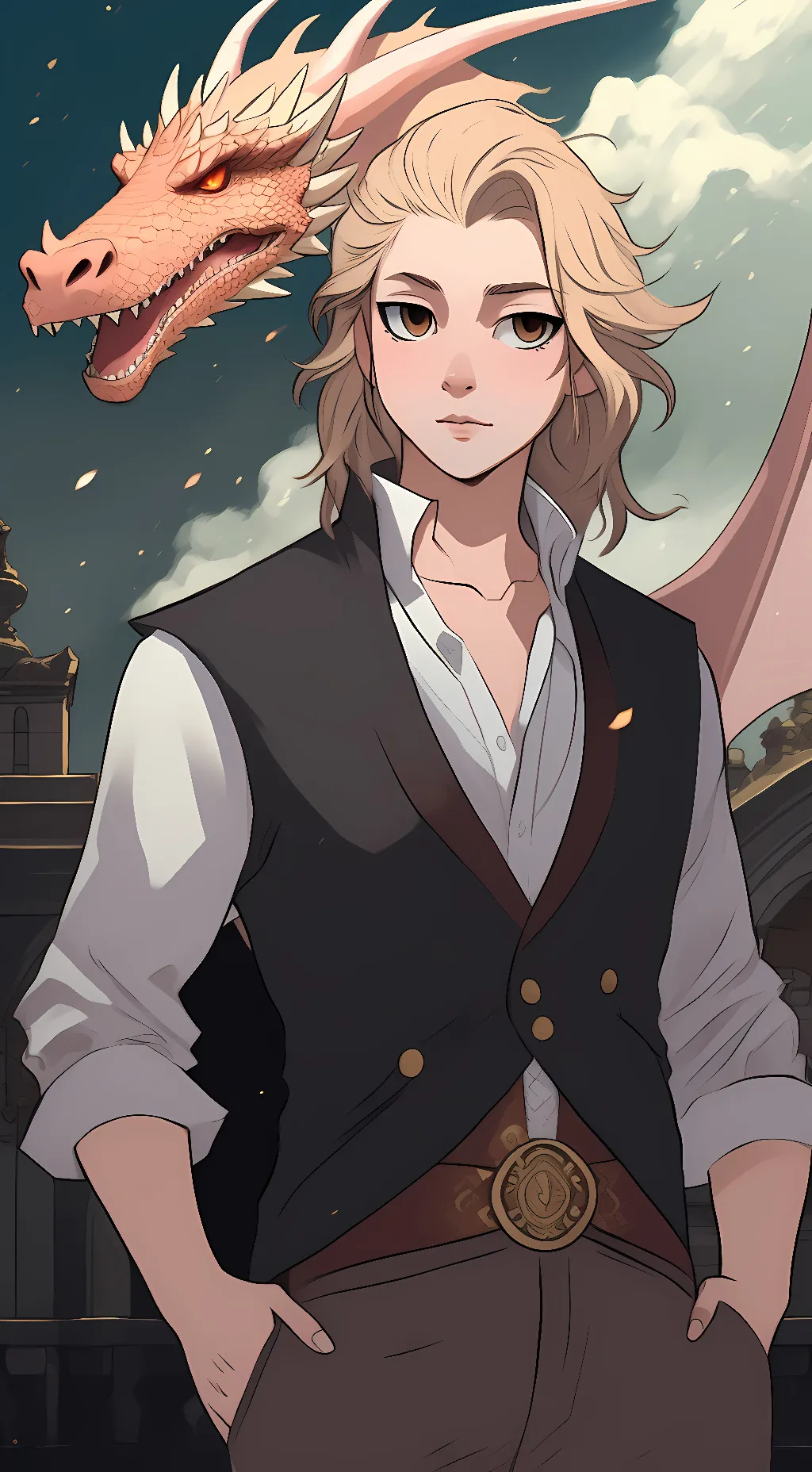 ai character: RadioDancer background