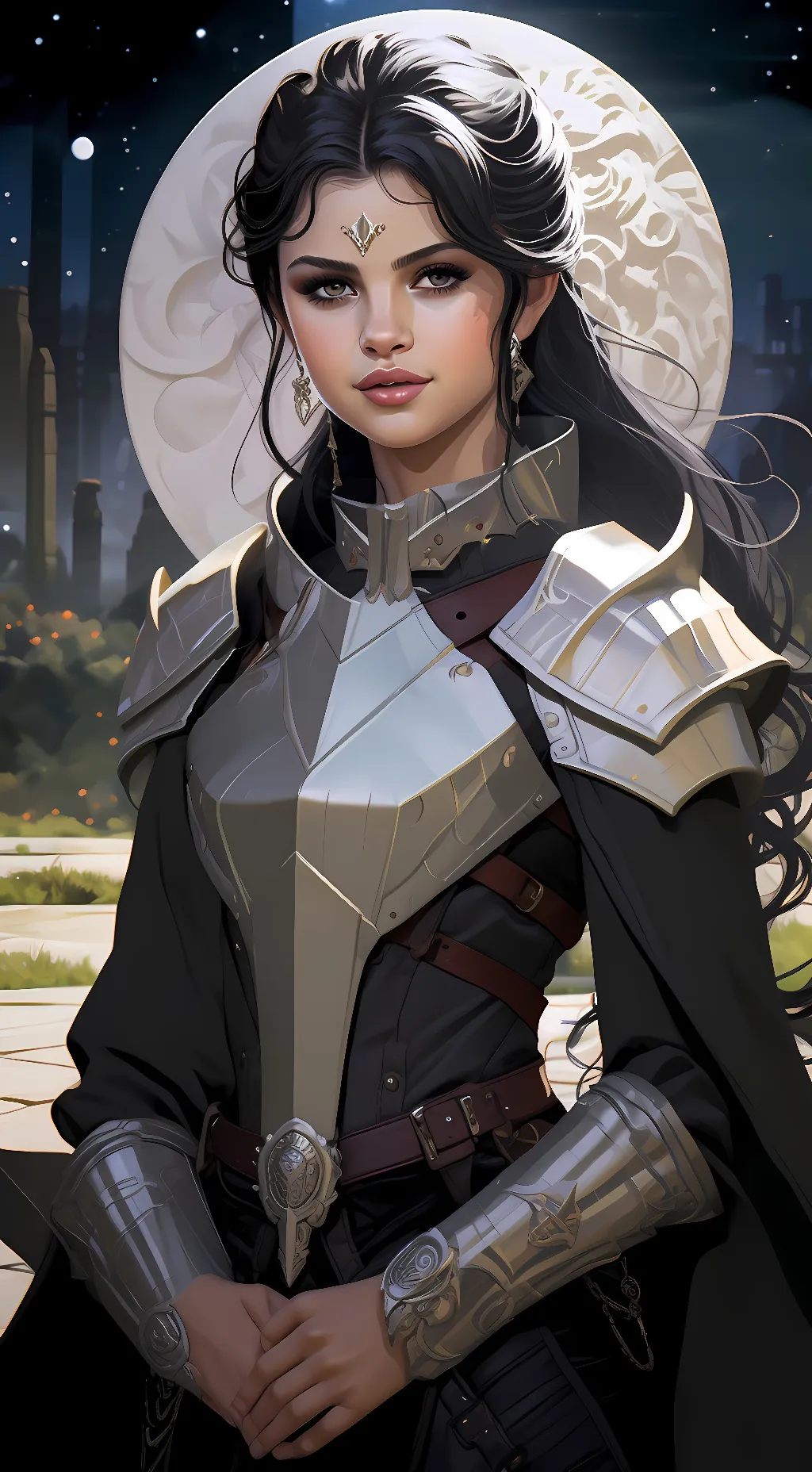 ai character: Luna background