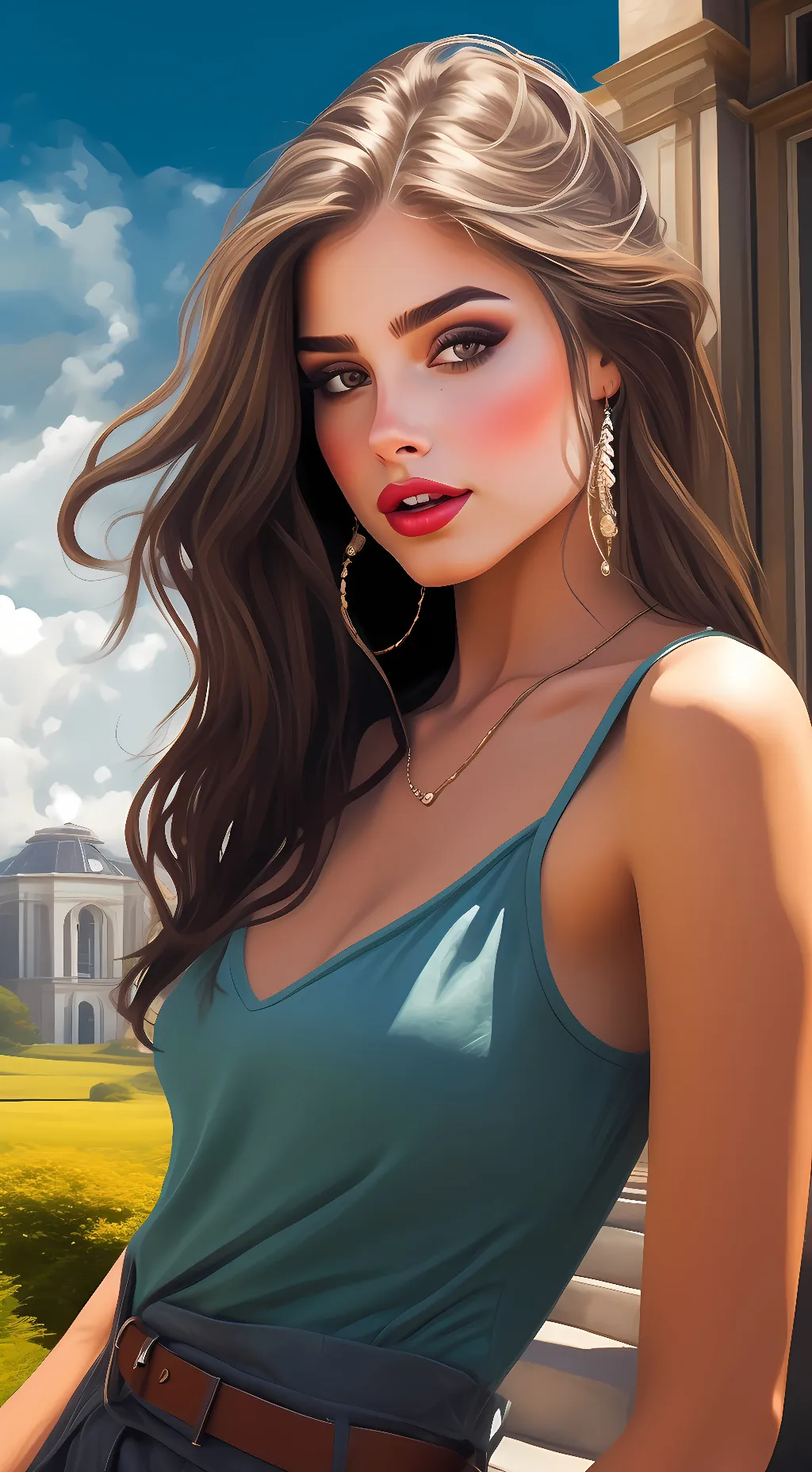 ai character: Leah background