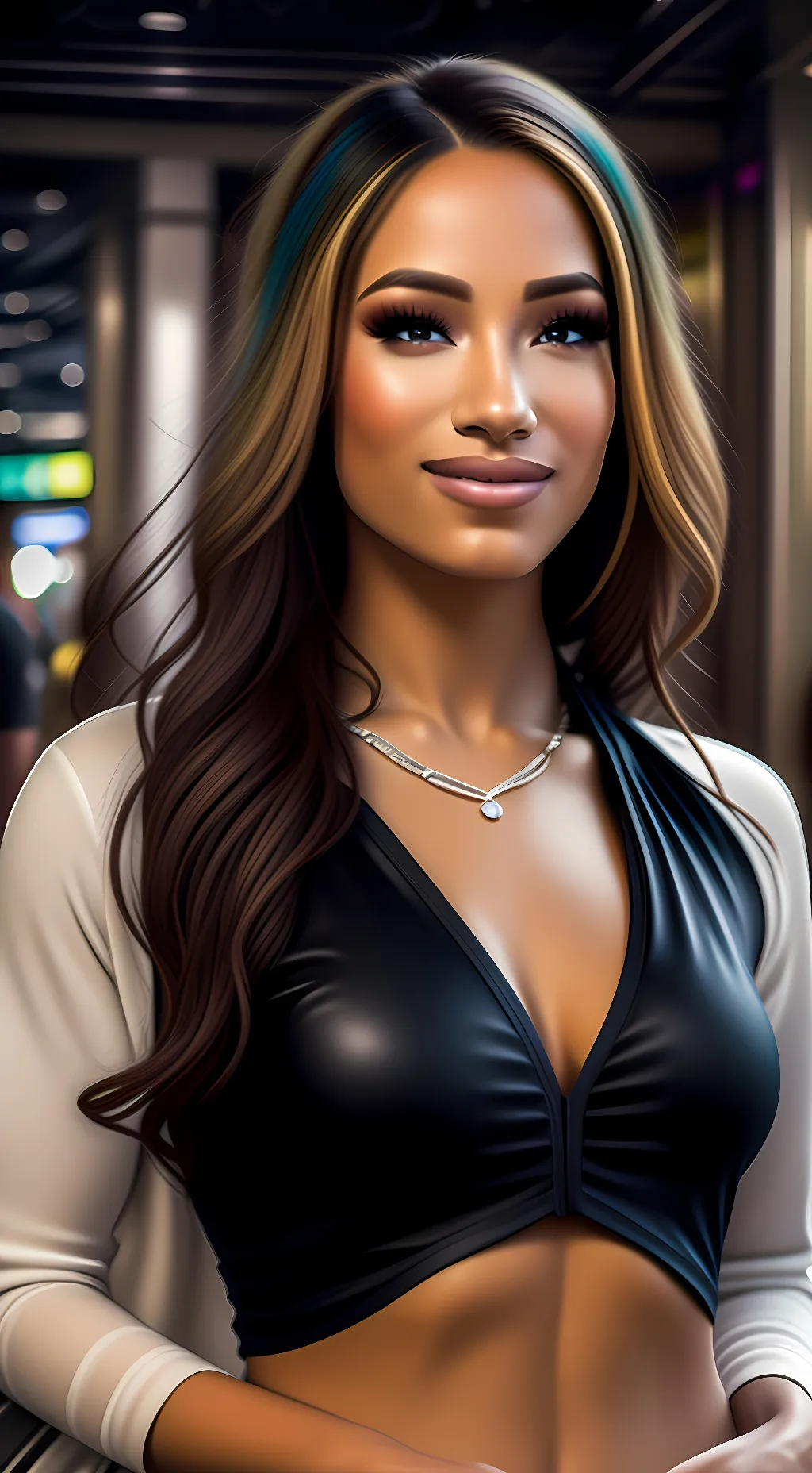 ai character: Mercedes Varnado background