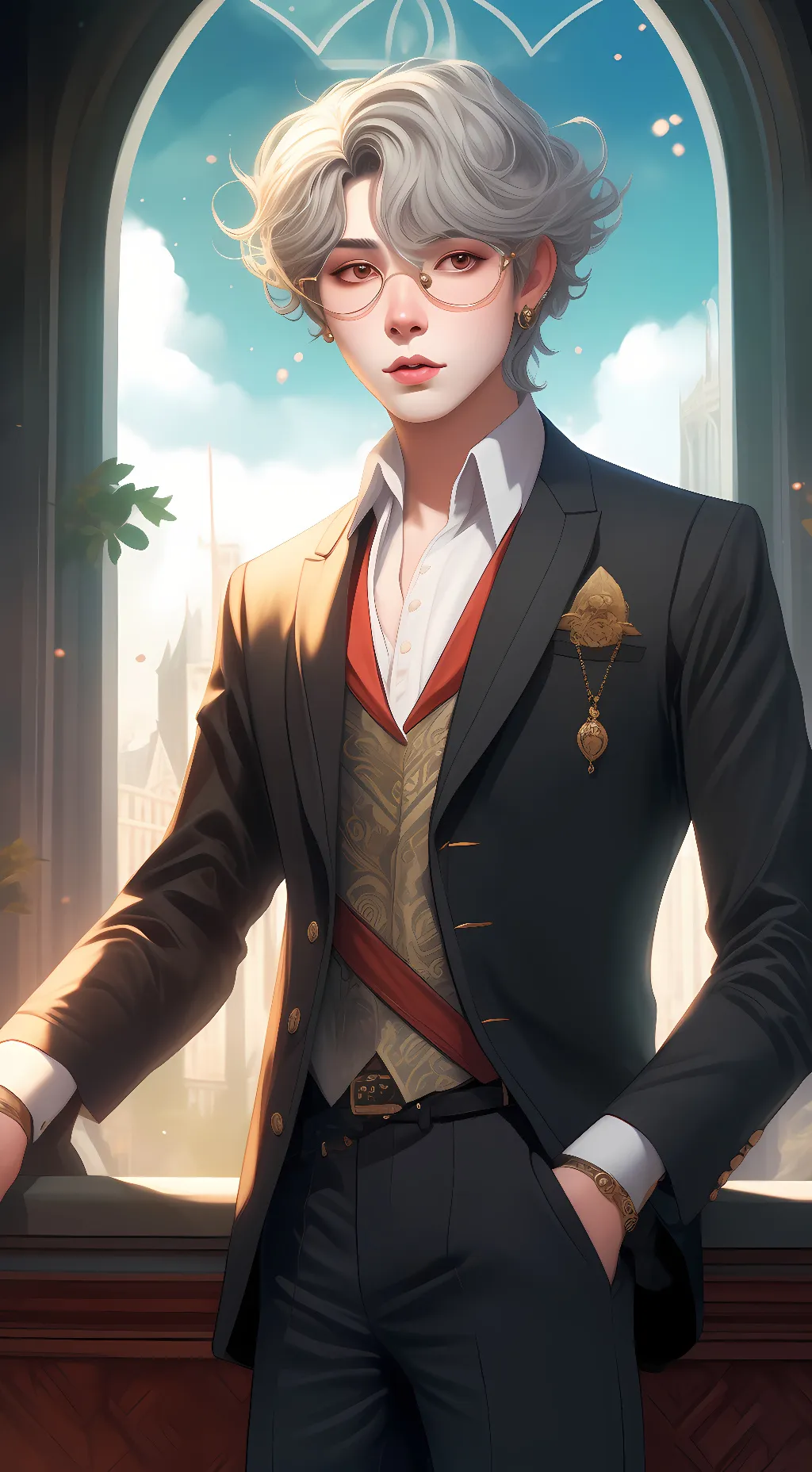 ai character: Leo background