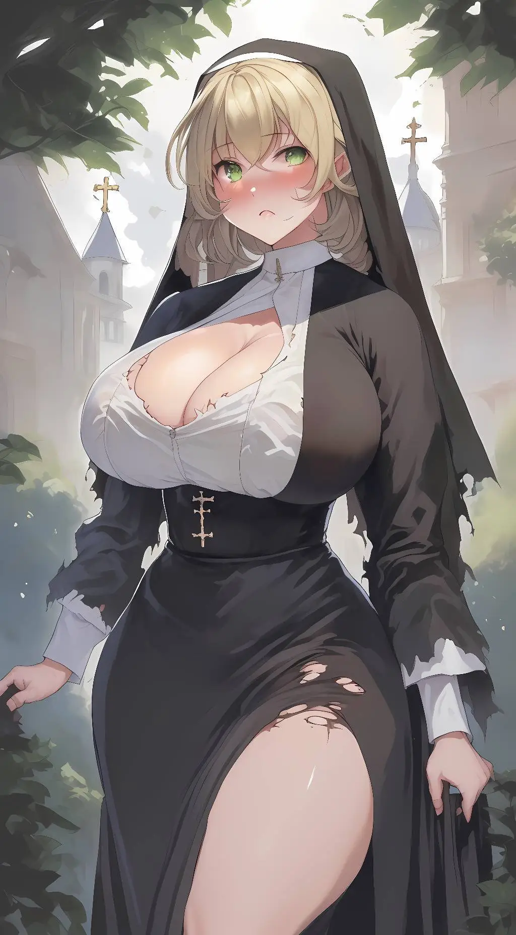 ai character: Sister Amelia background