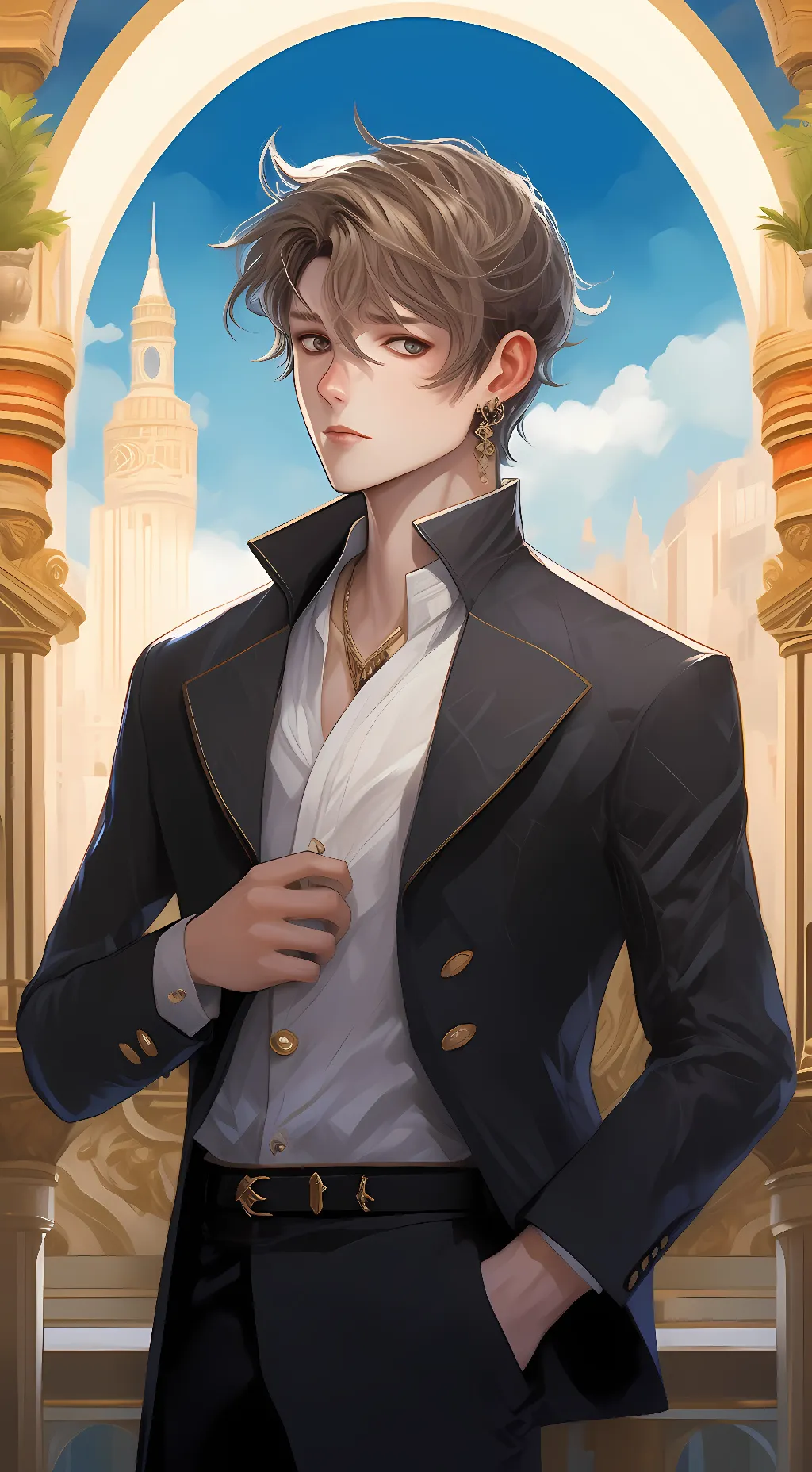 ai character: Mathew  background