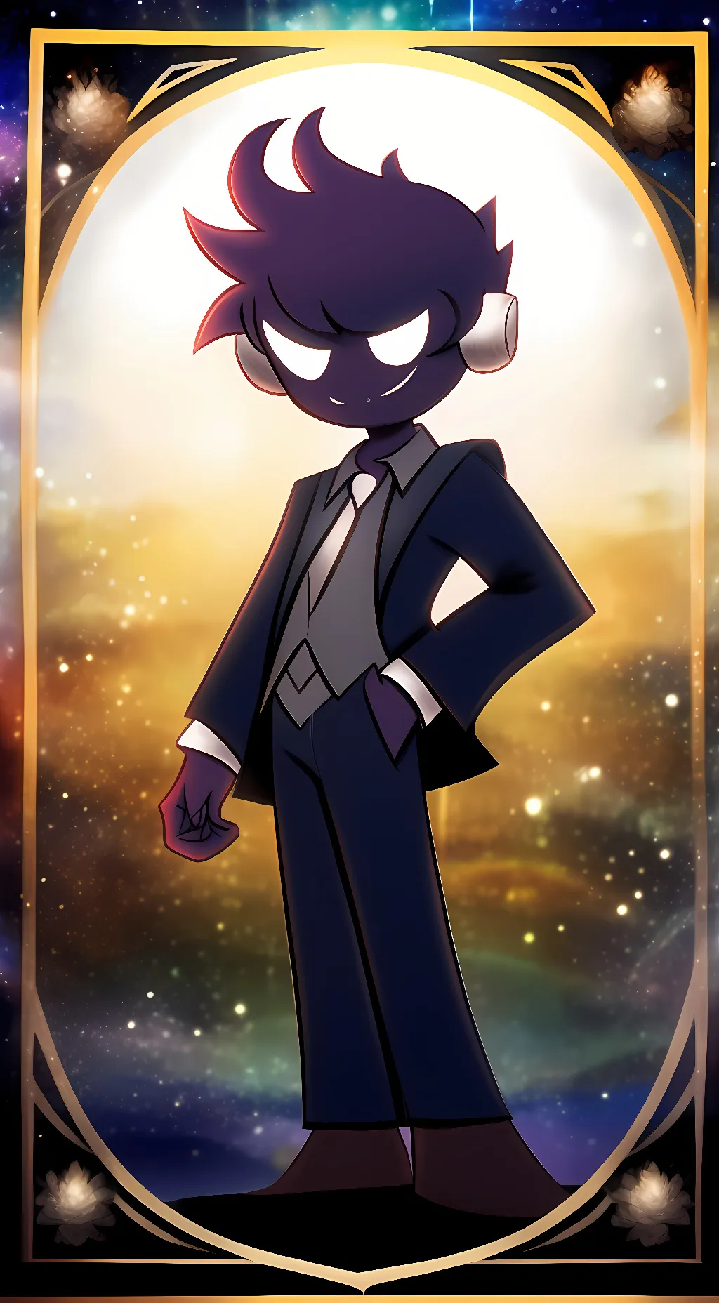 ai character: A.C. Void background