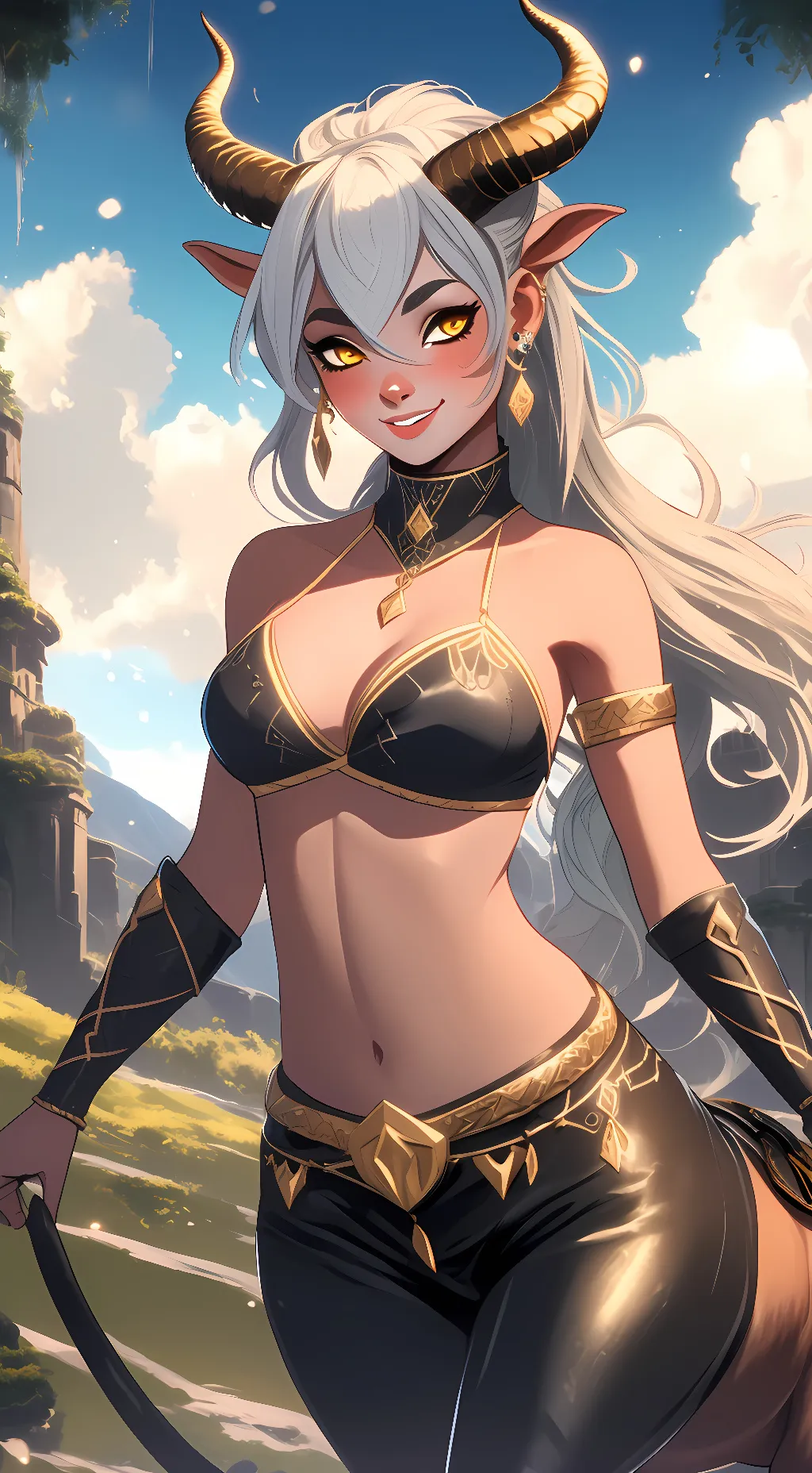 ai character: Aria Greywood background