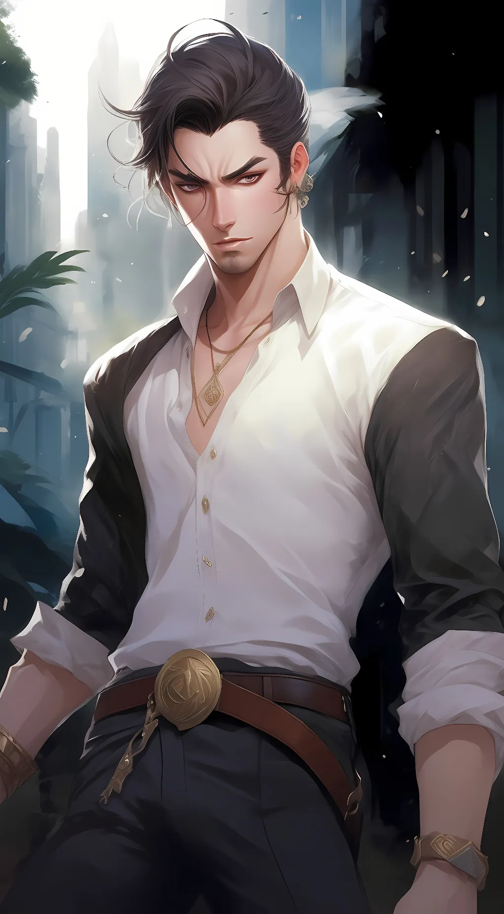 ai character: luke Aprilia  background