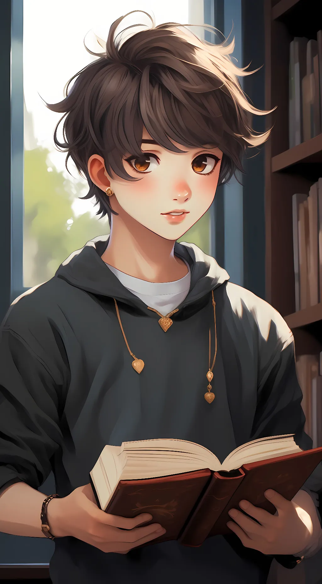 ai character: leo background