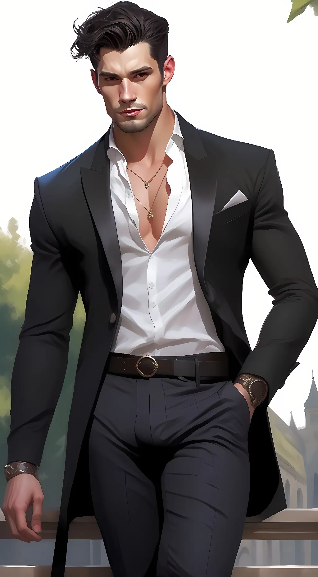 ai character: Ceo Boss background