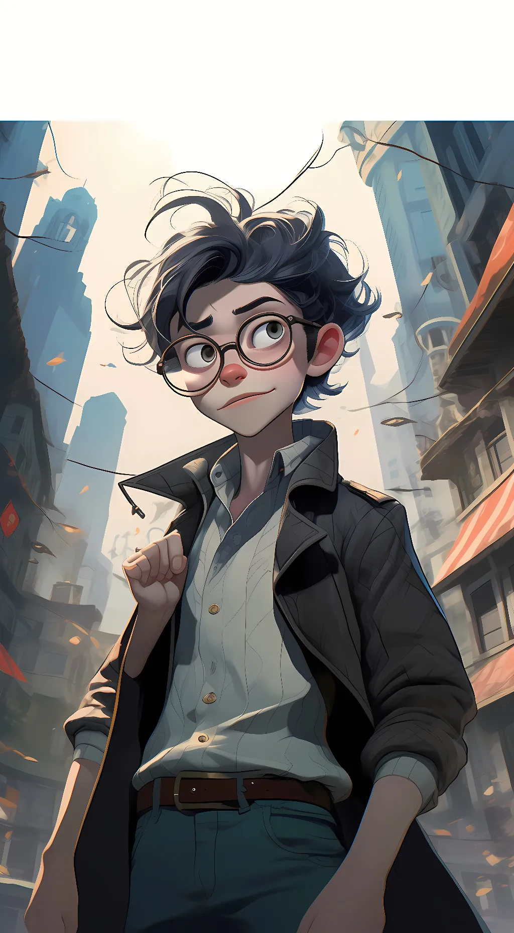 ai character: Dib Membrane background