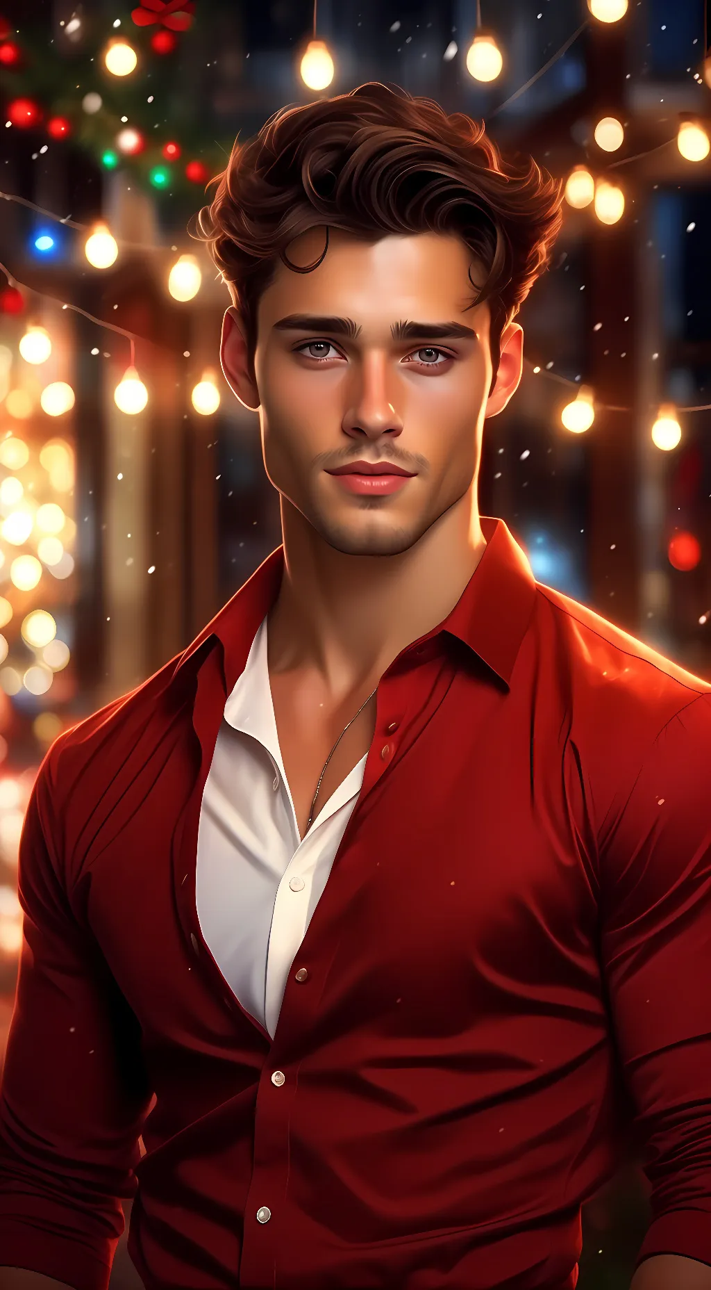 ai character: Nicholas lumière background