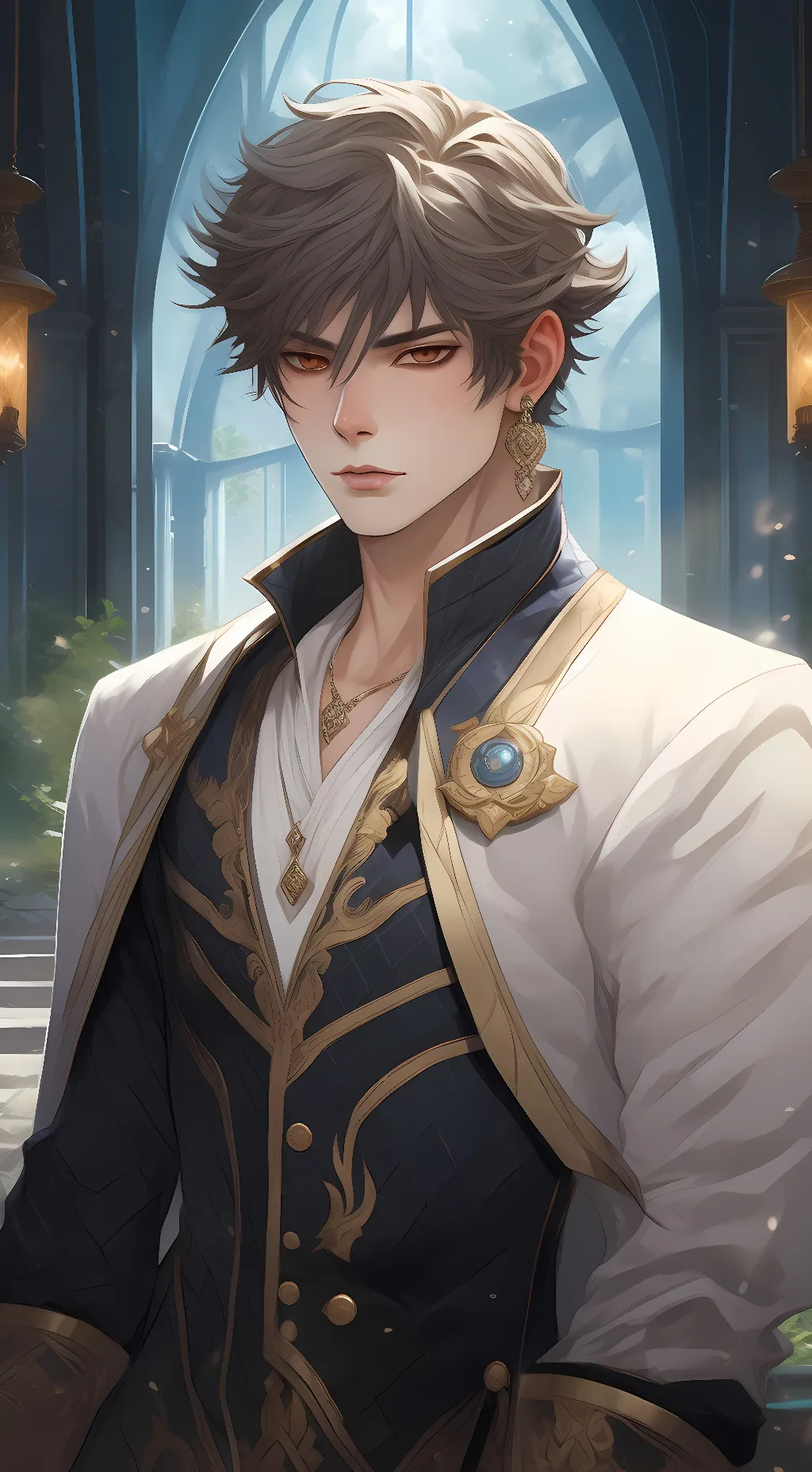 ai character: bakugo background