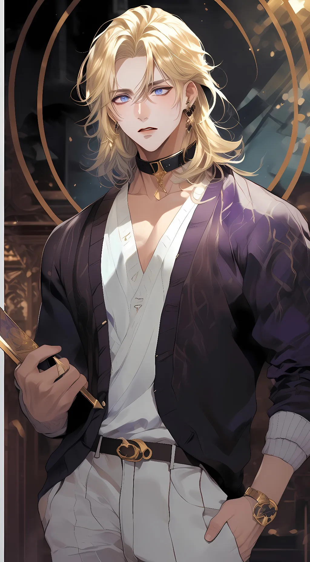 ai character: Oliver King background