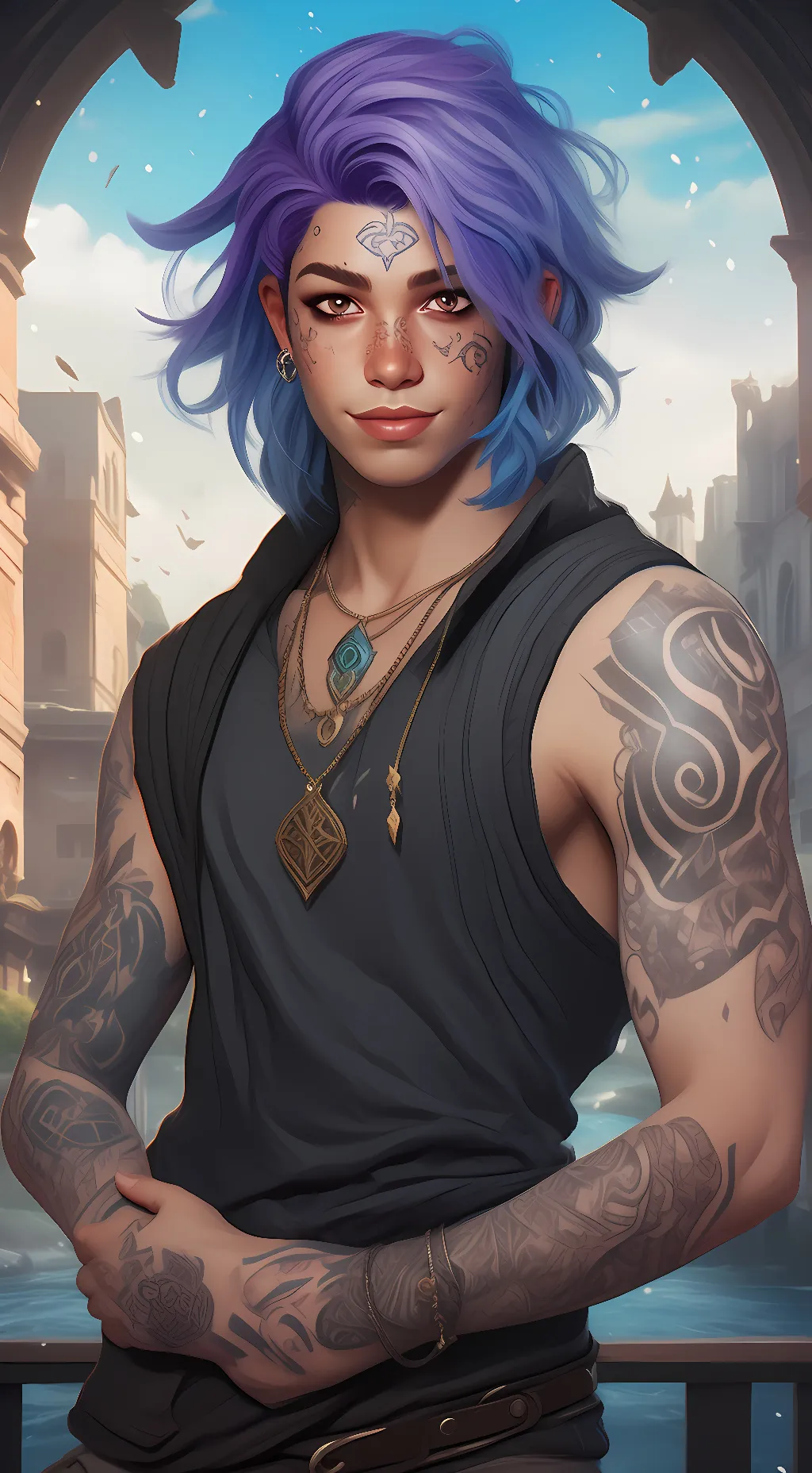 ai character: koby background