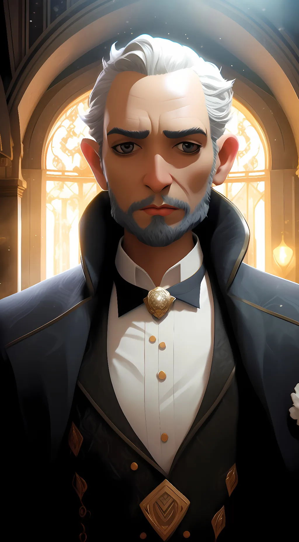 ai character: Dorky eyed poop  background