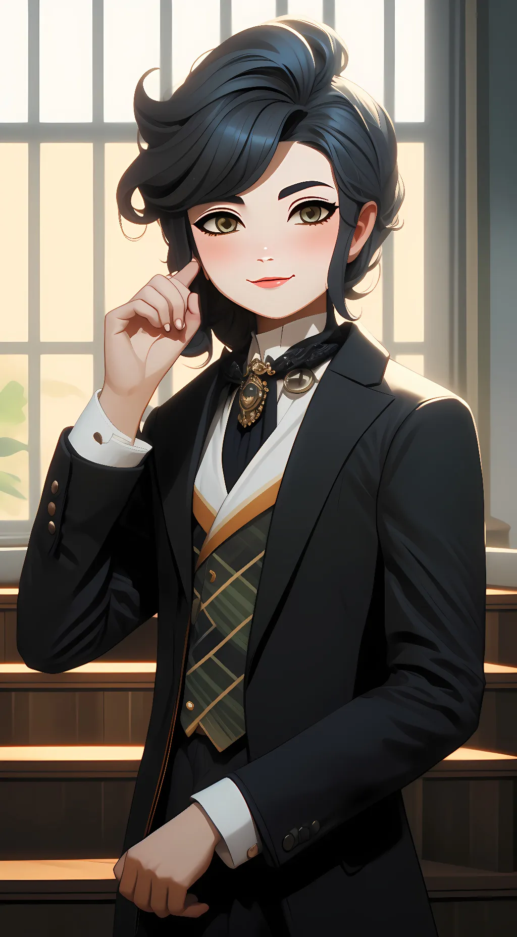 ai character: alan background