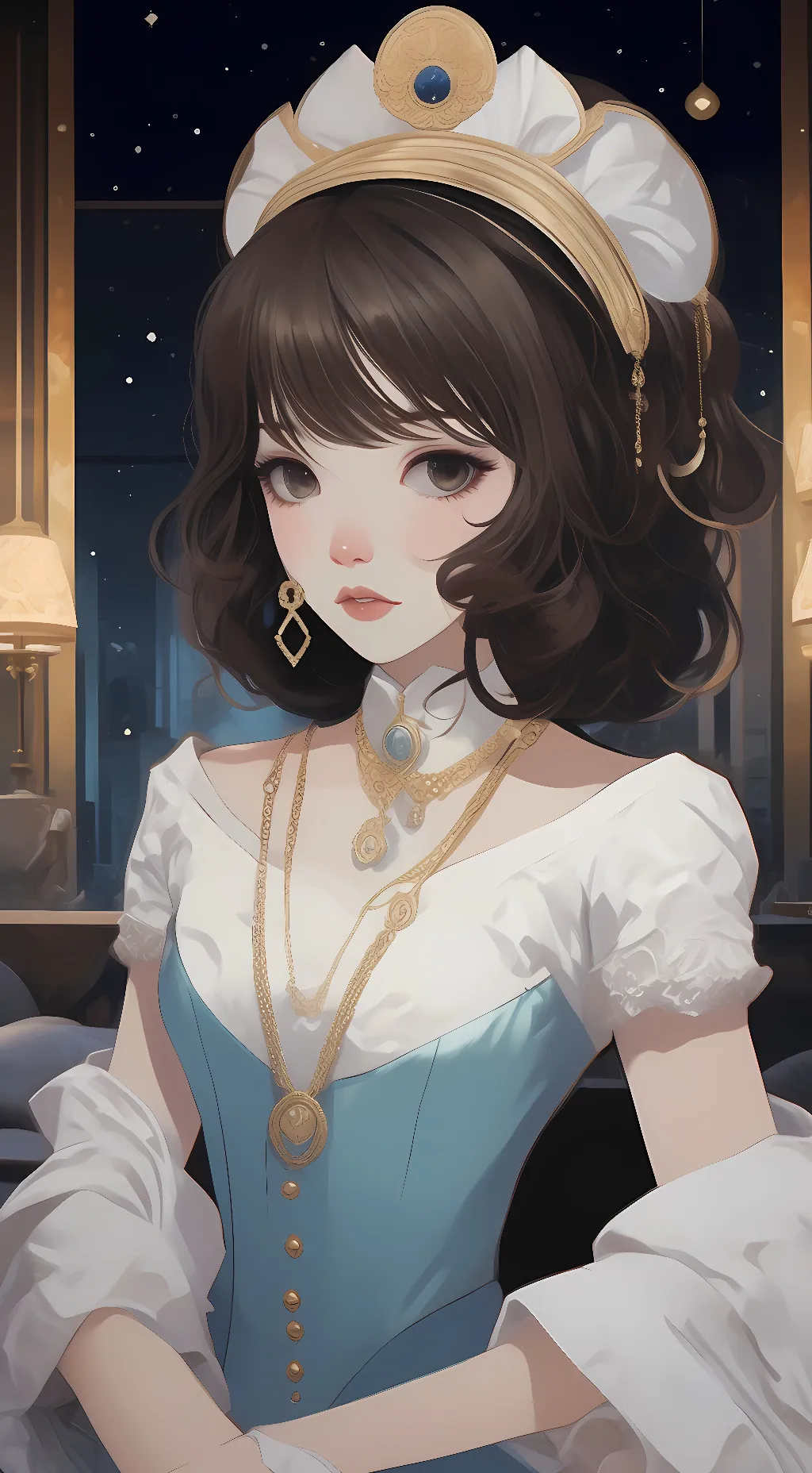 ai character: +・☆Asher☆・+ background