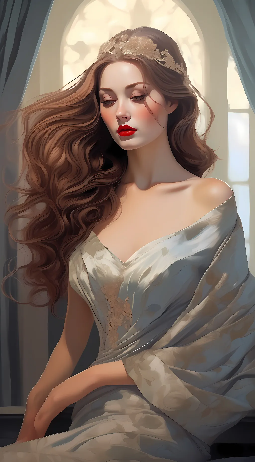 ai character: Ditzi  background