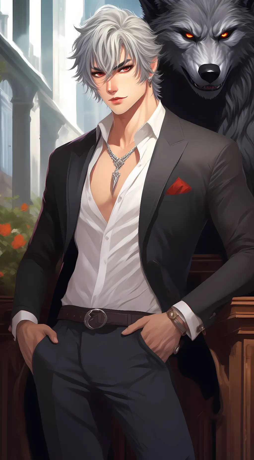 ai character: Elijah  background