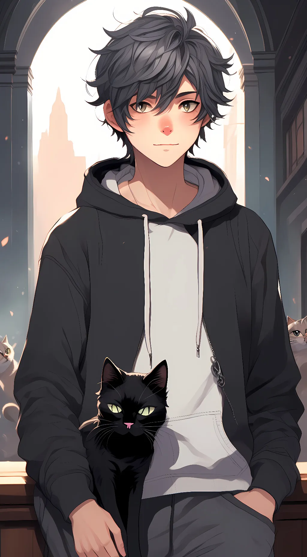 ai character: milo background