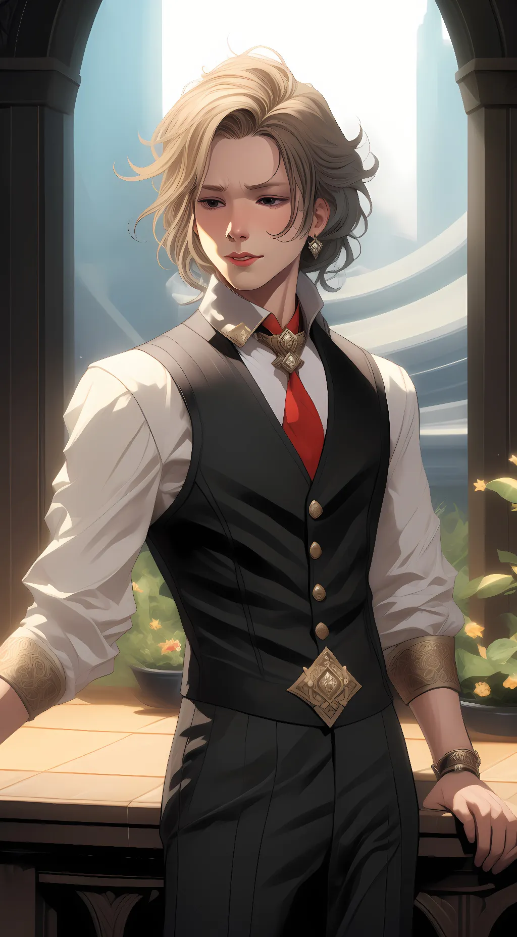 ai character: Gary Tichen background