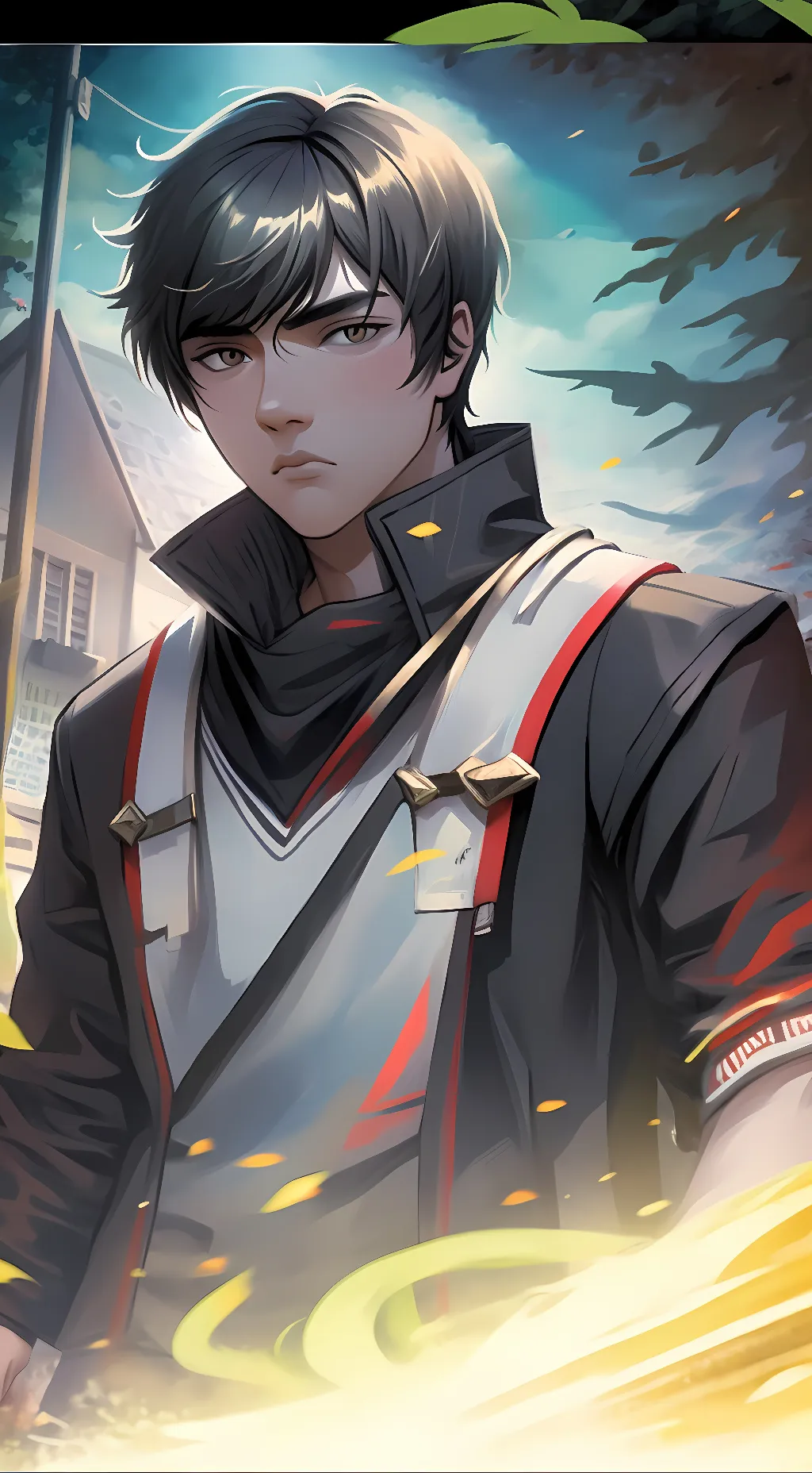 ai character: Alexander Grey background