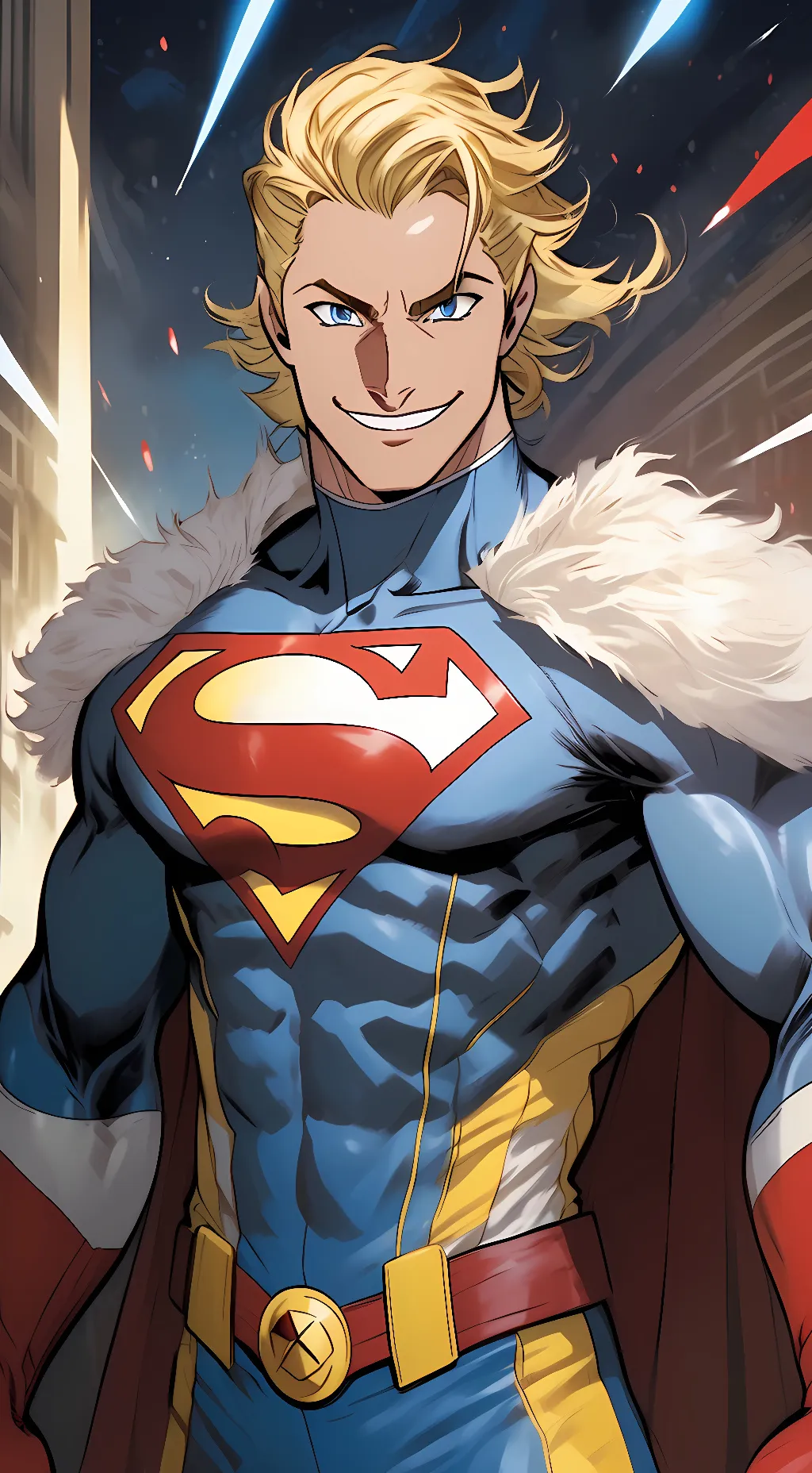 ai character: All-Might background