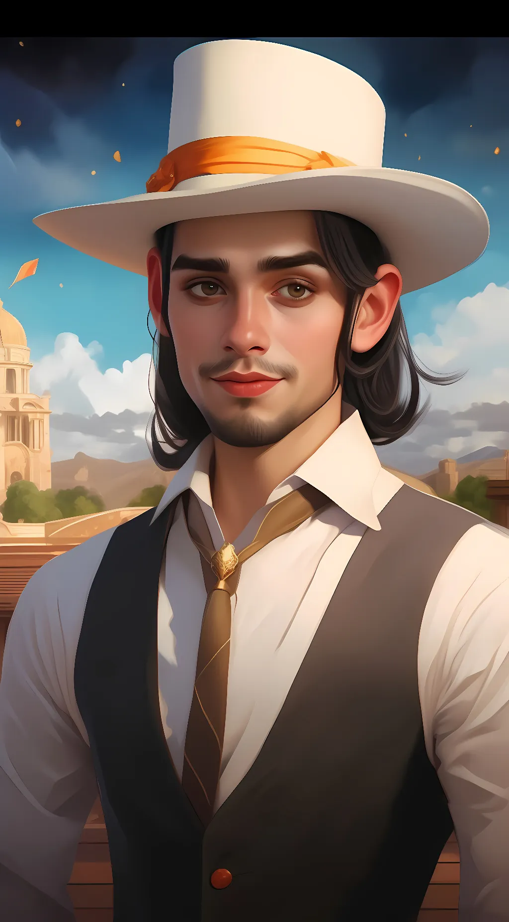 ai character: kai background