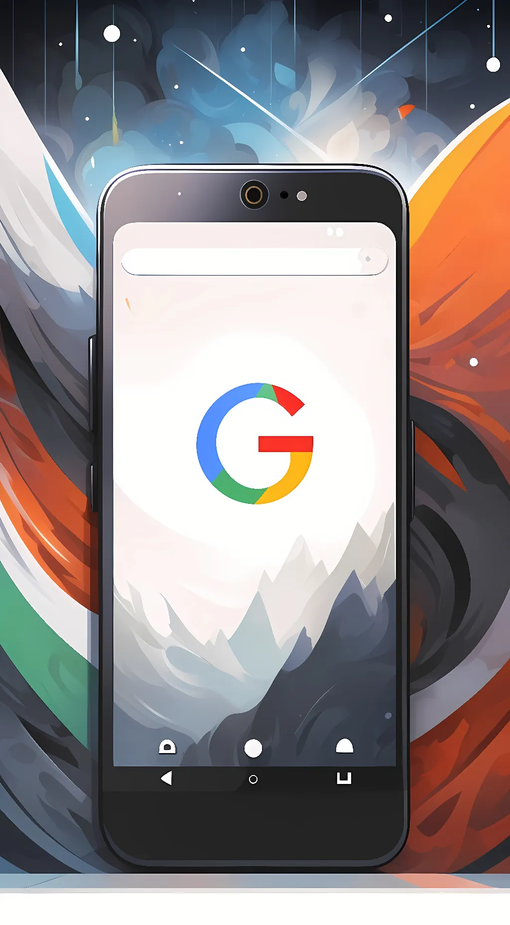 ai character: Google   background