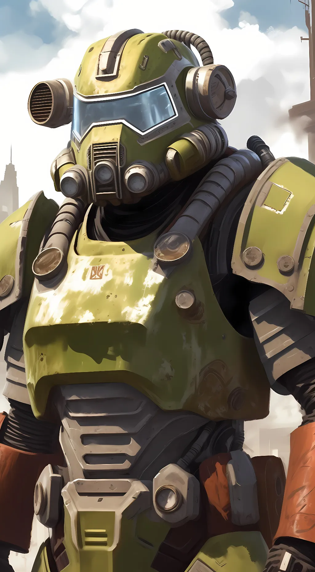 ai character: enclave soldier background