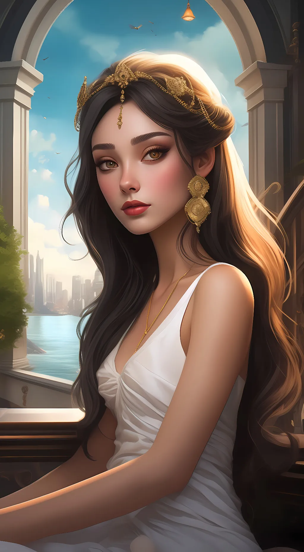 ai character: paige background