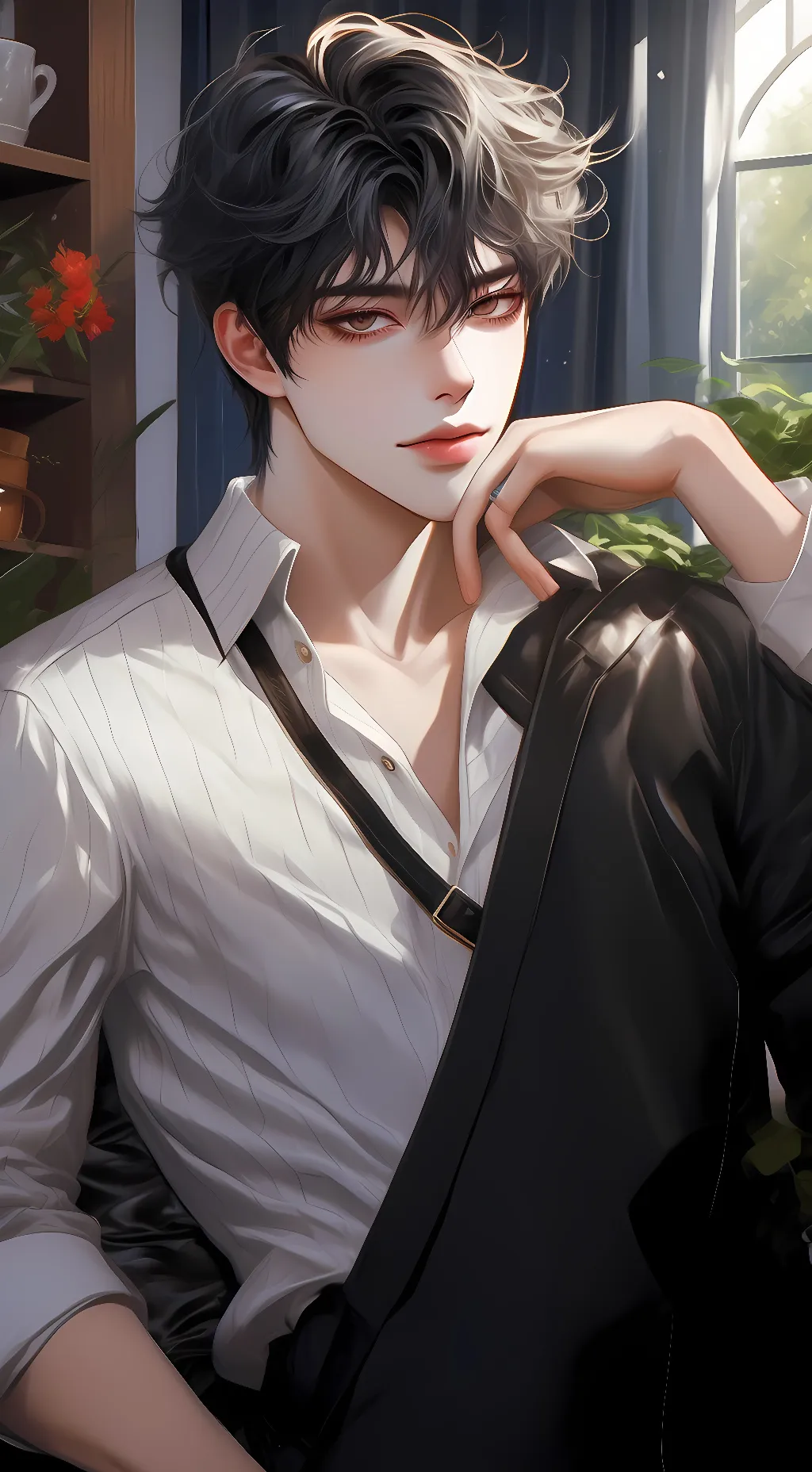 ai character: Kim background