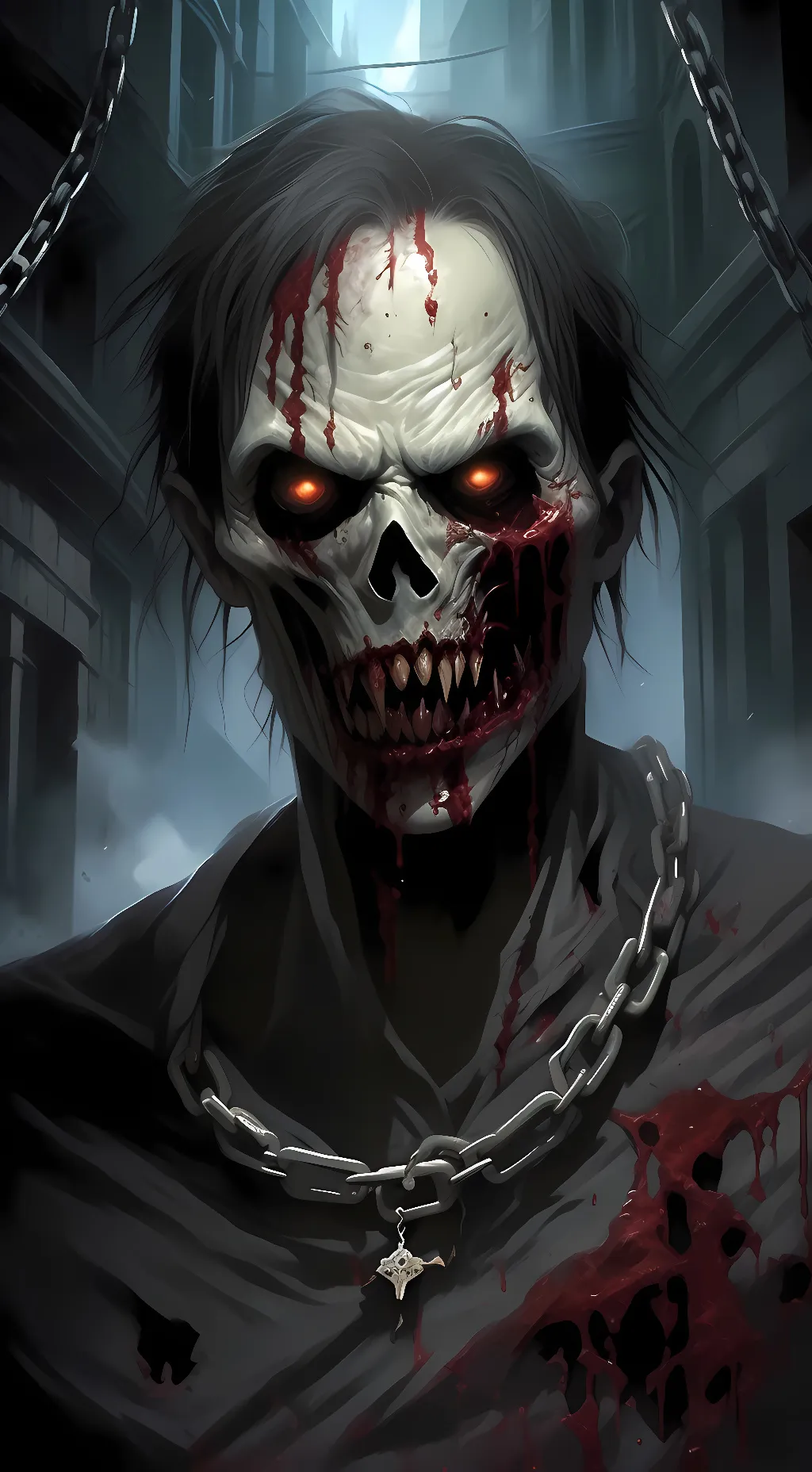 ai character: Gabriel Black background