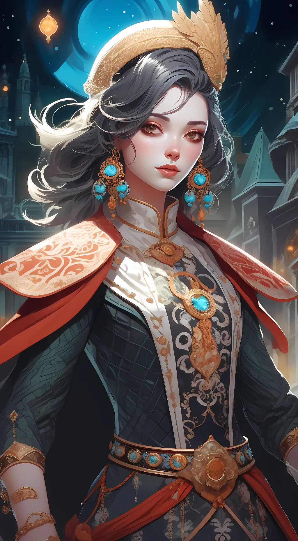 ai character: Sophia Drake background