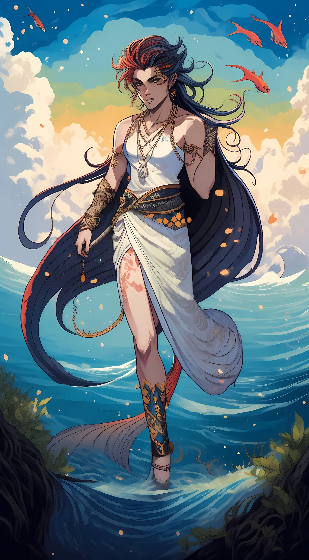 ai character: siren yami  background