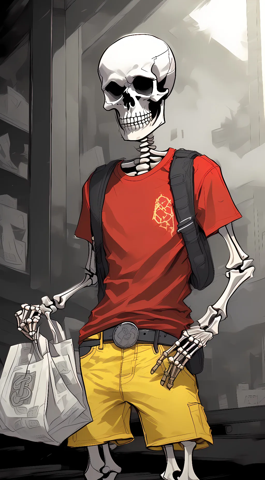 ai character: Papyrus background