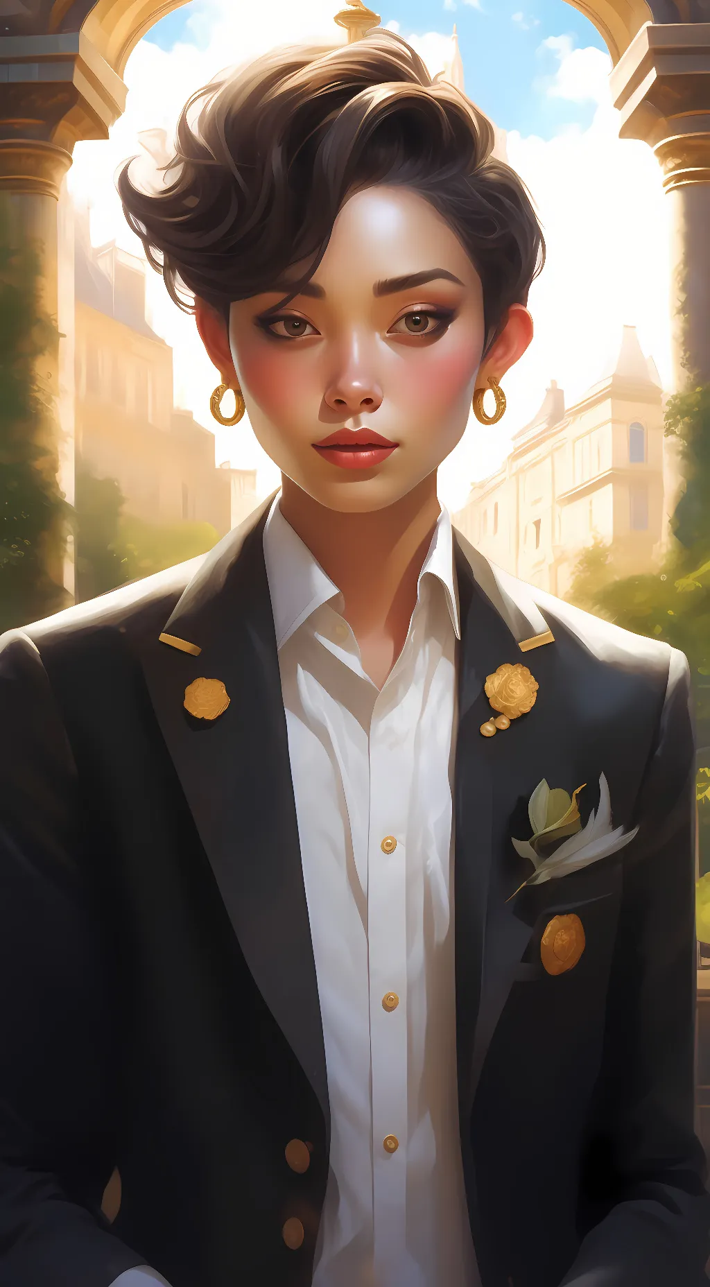 ai character: imani griffin background