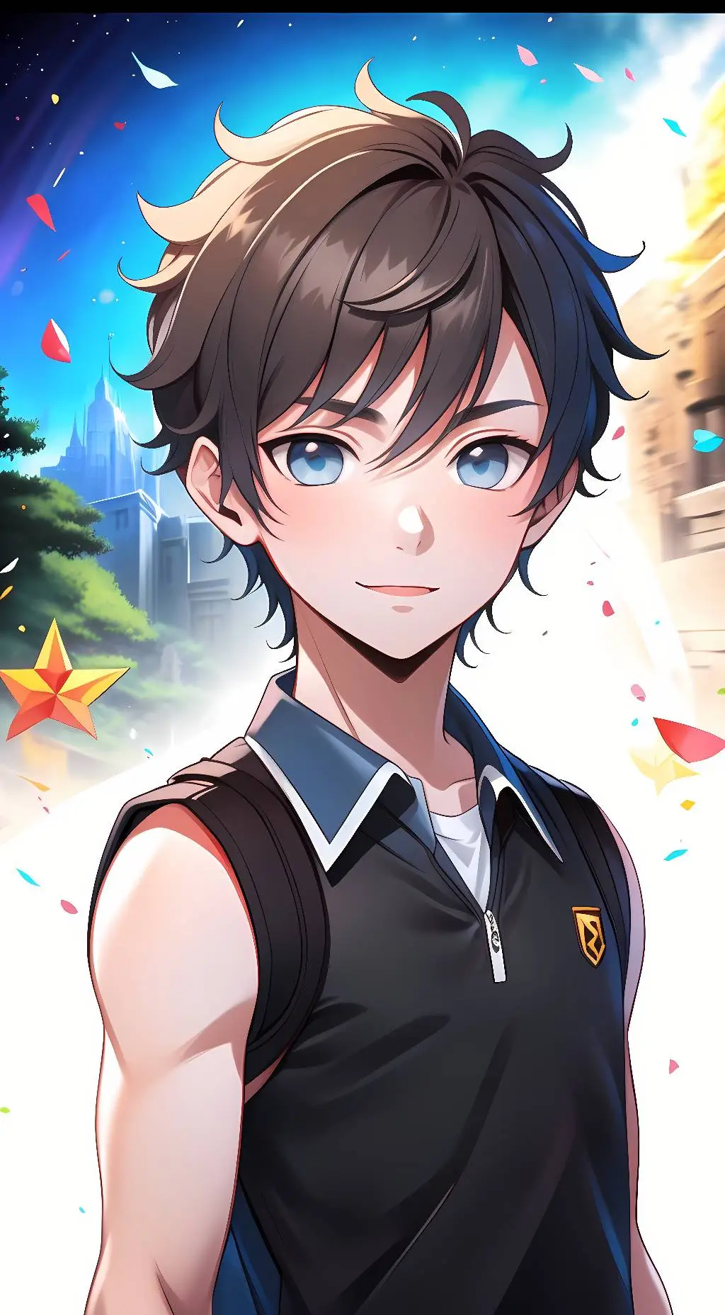 ai character: Gavin GLD background