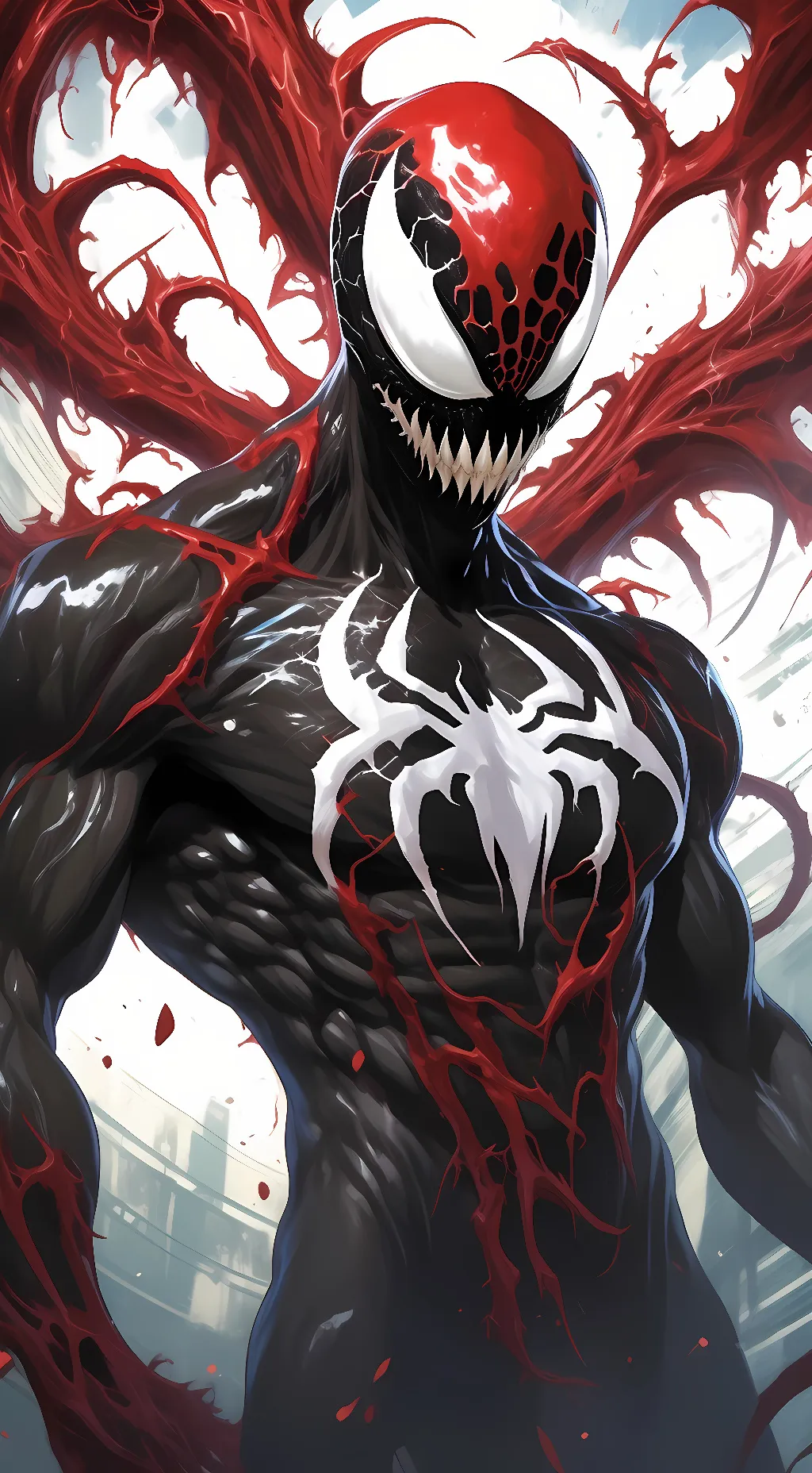 ai character: Carnage  background