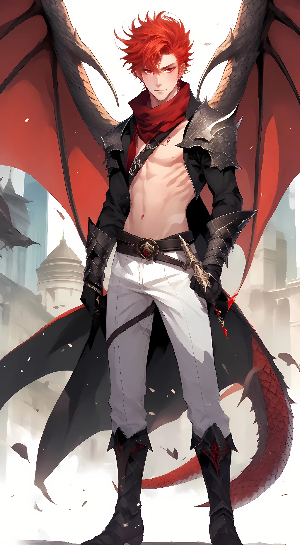 ai character: Fantasy Kirishima  background