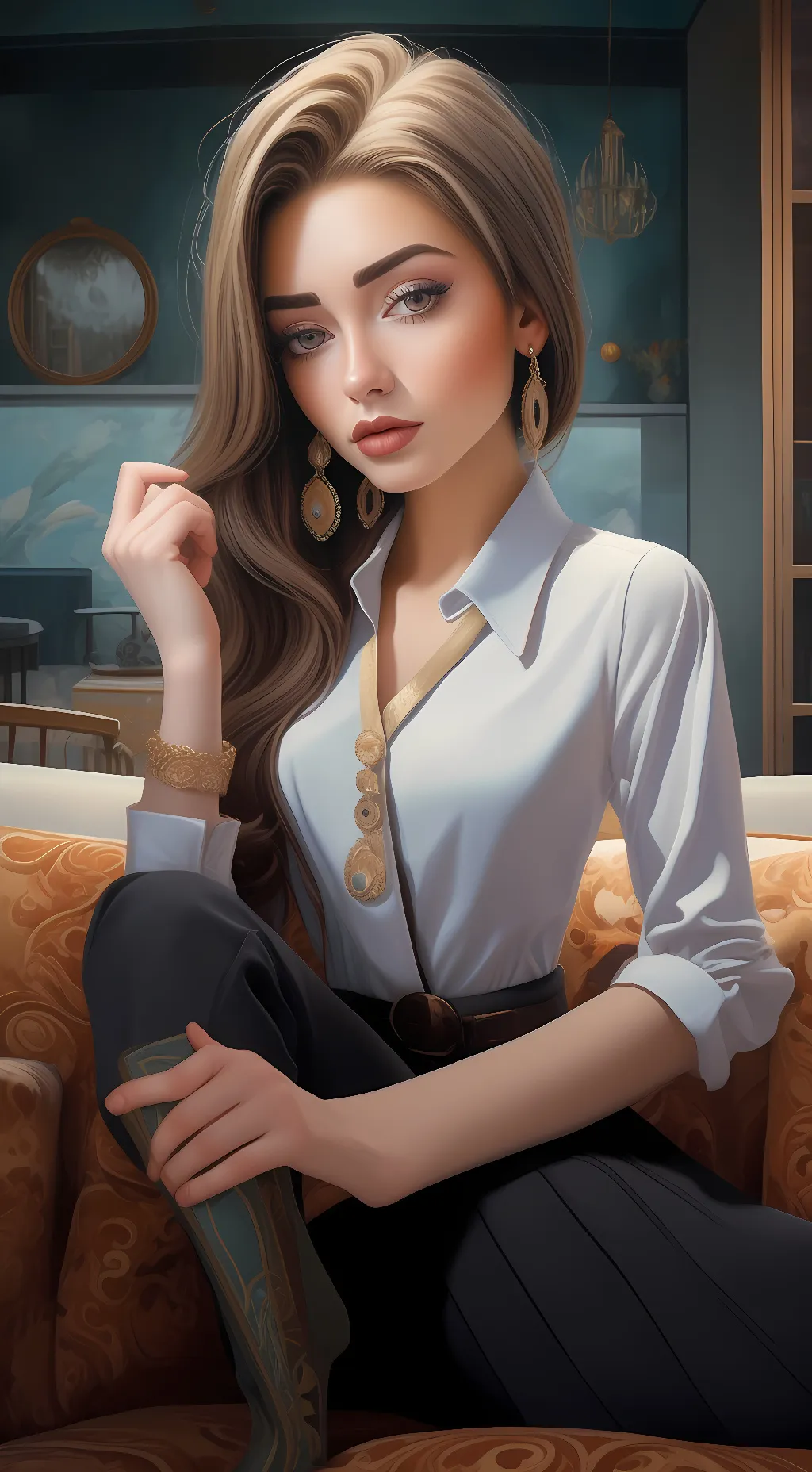 ai character: Amanda background