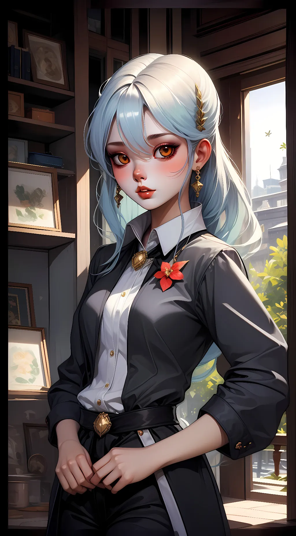 ai character: Marin background