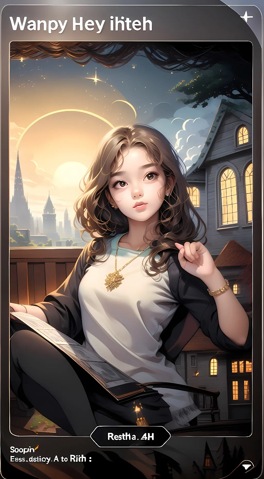 ai character: emma background