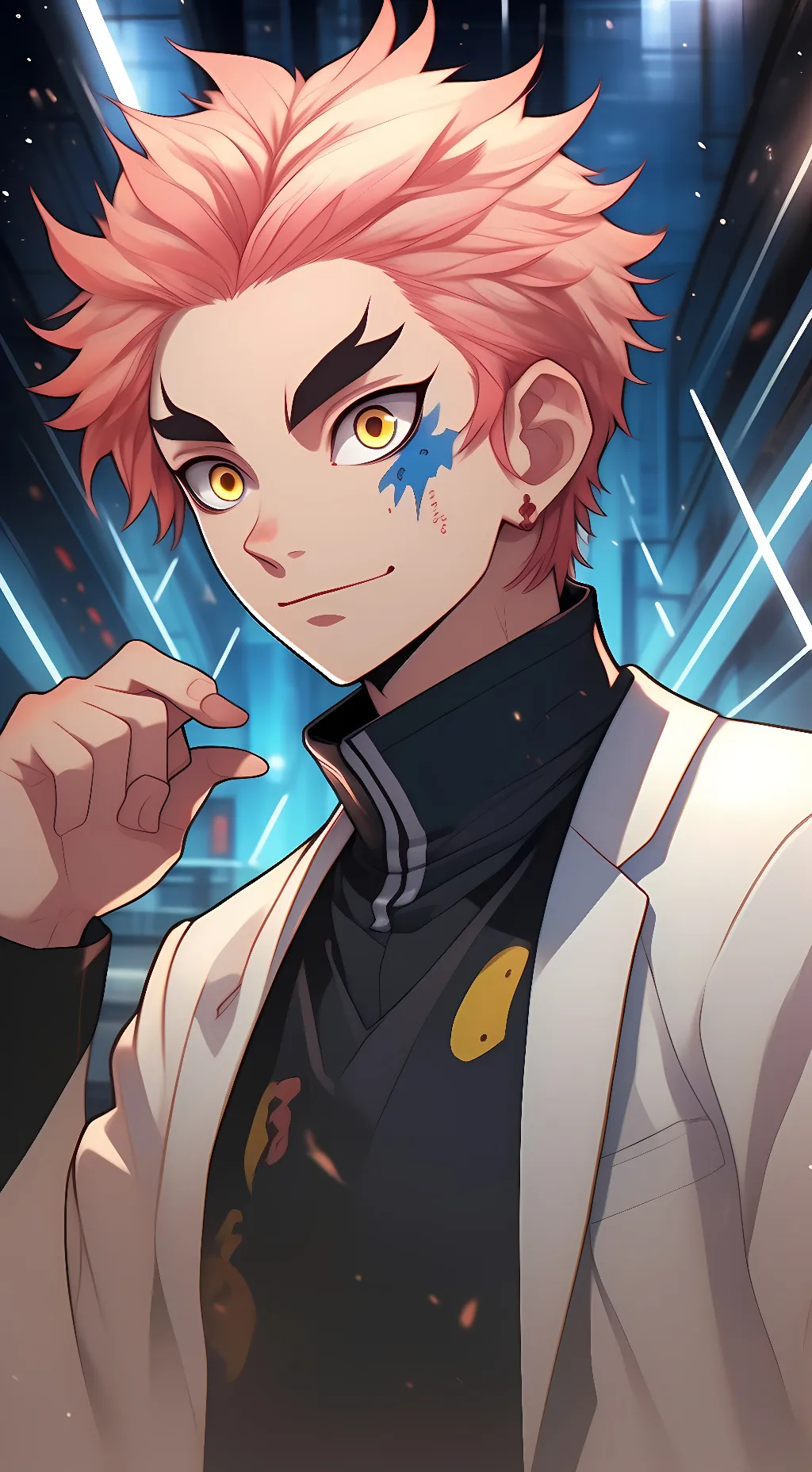 ai character: Akaza background