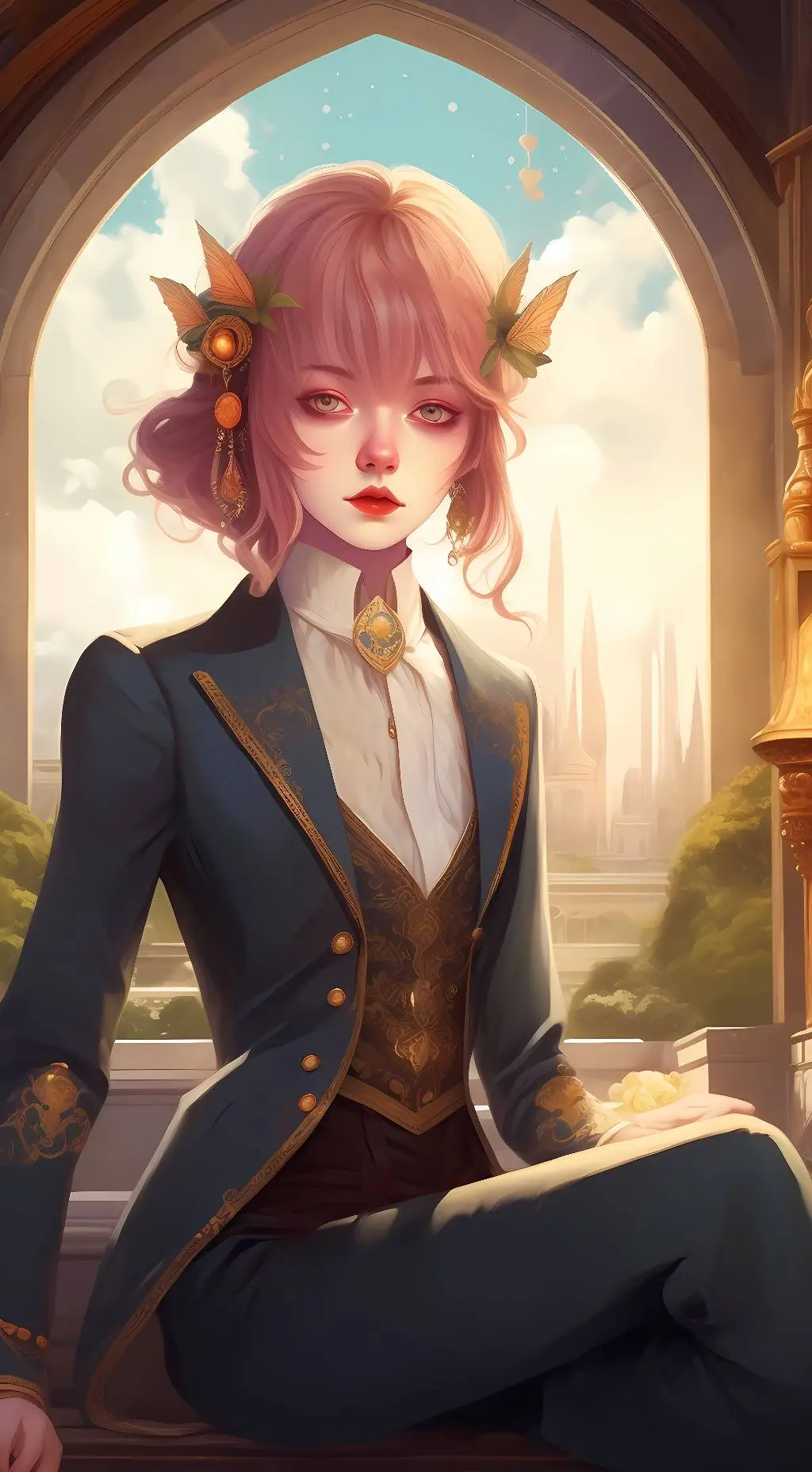 ai character: Saniyah x phire background