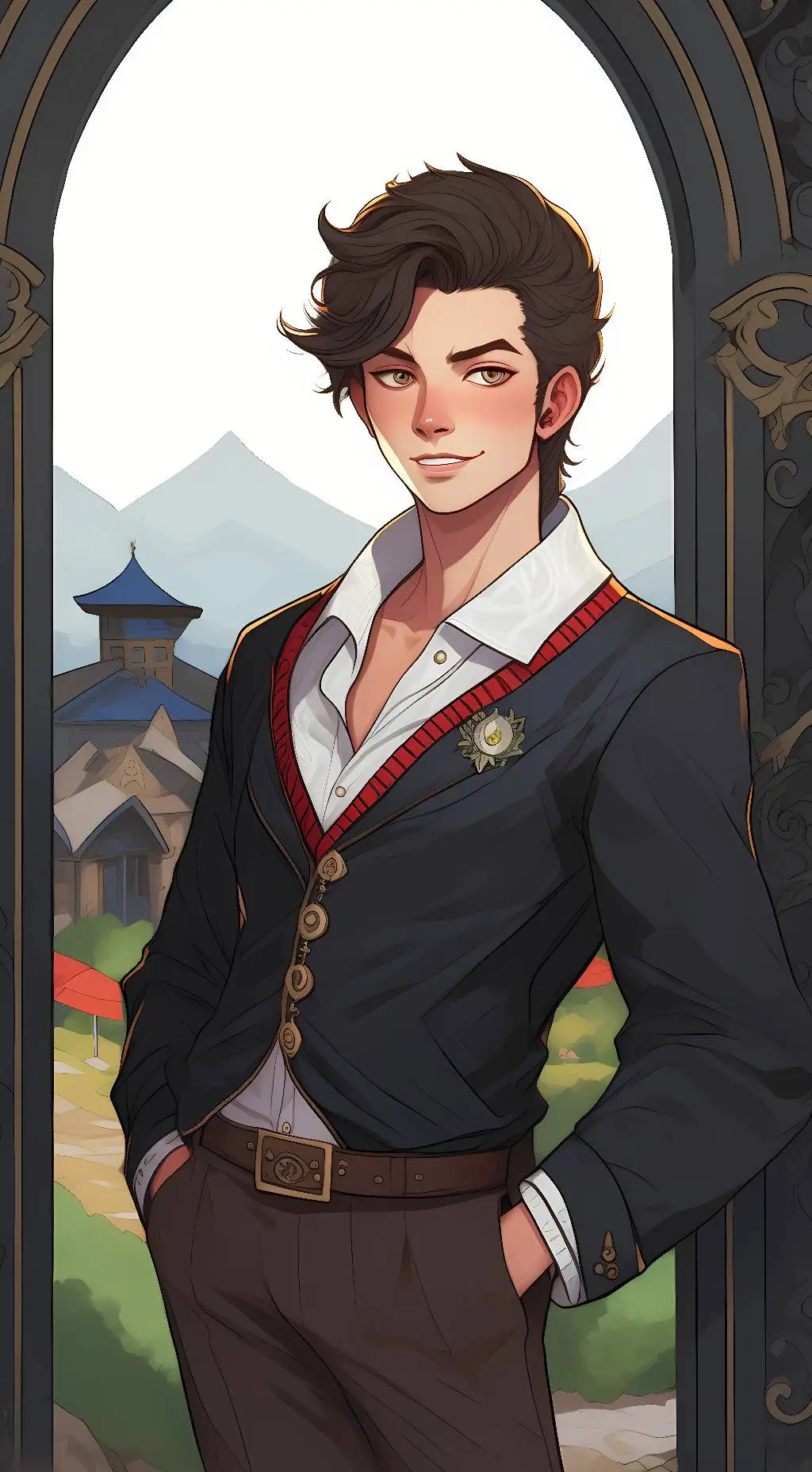 ai character: adain background