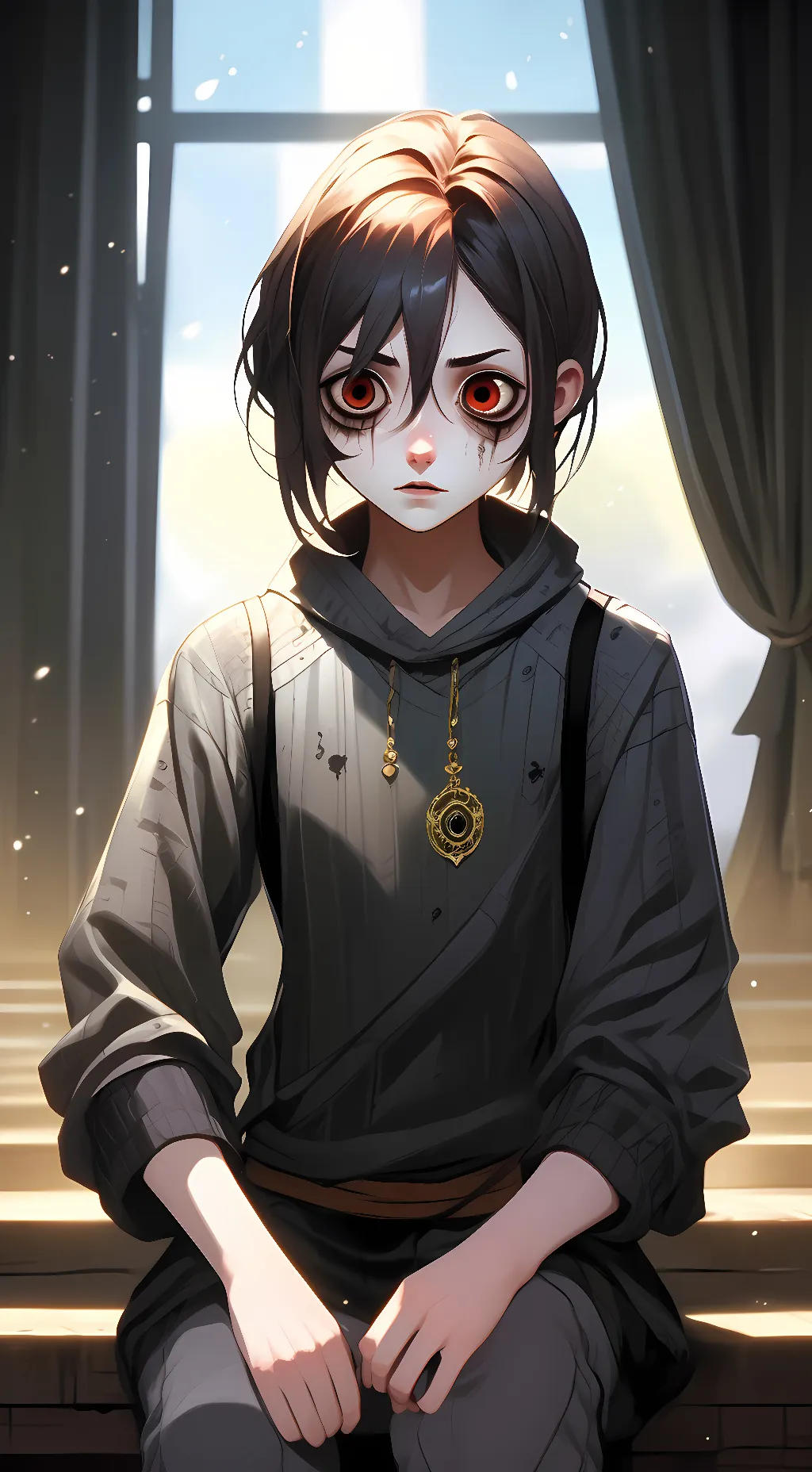 ai character: Eyebags  background