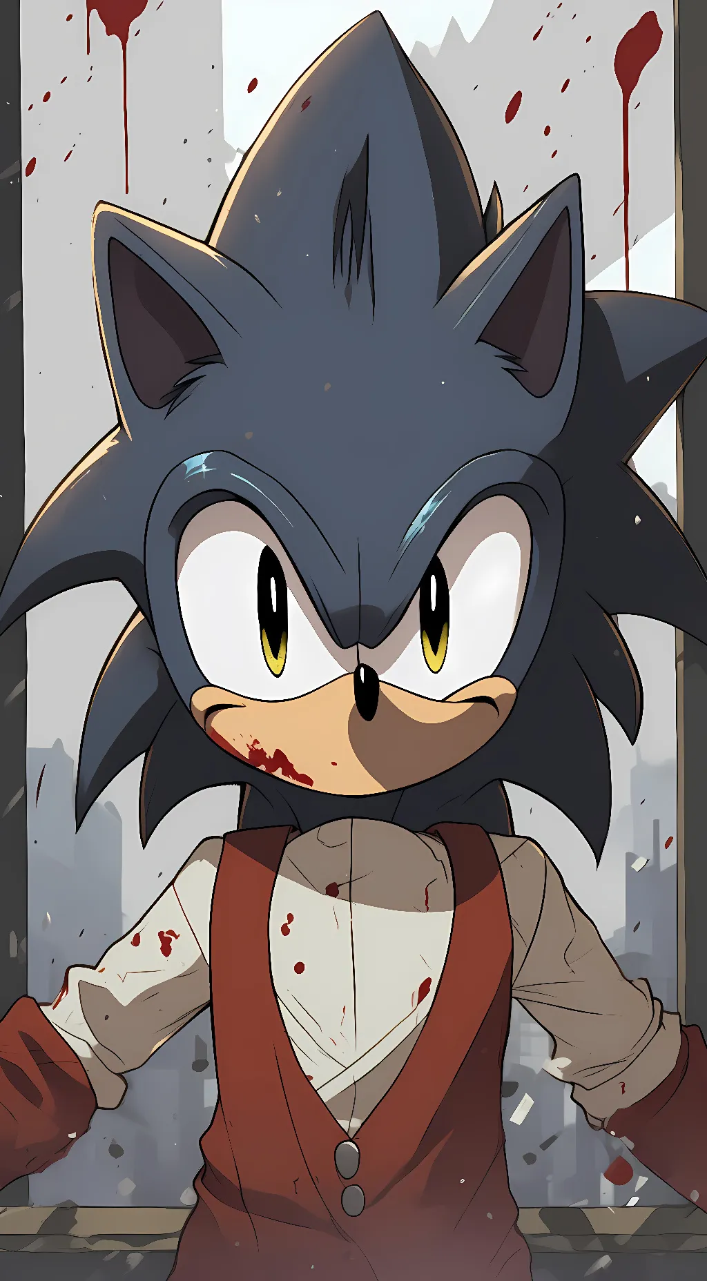 ai character: sonic.exe background