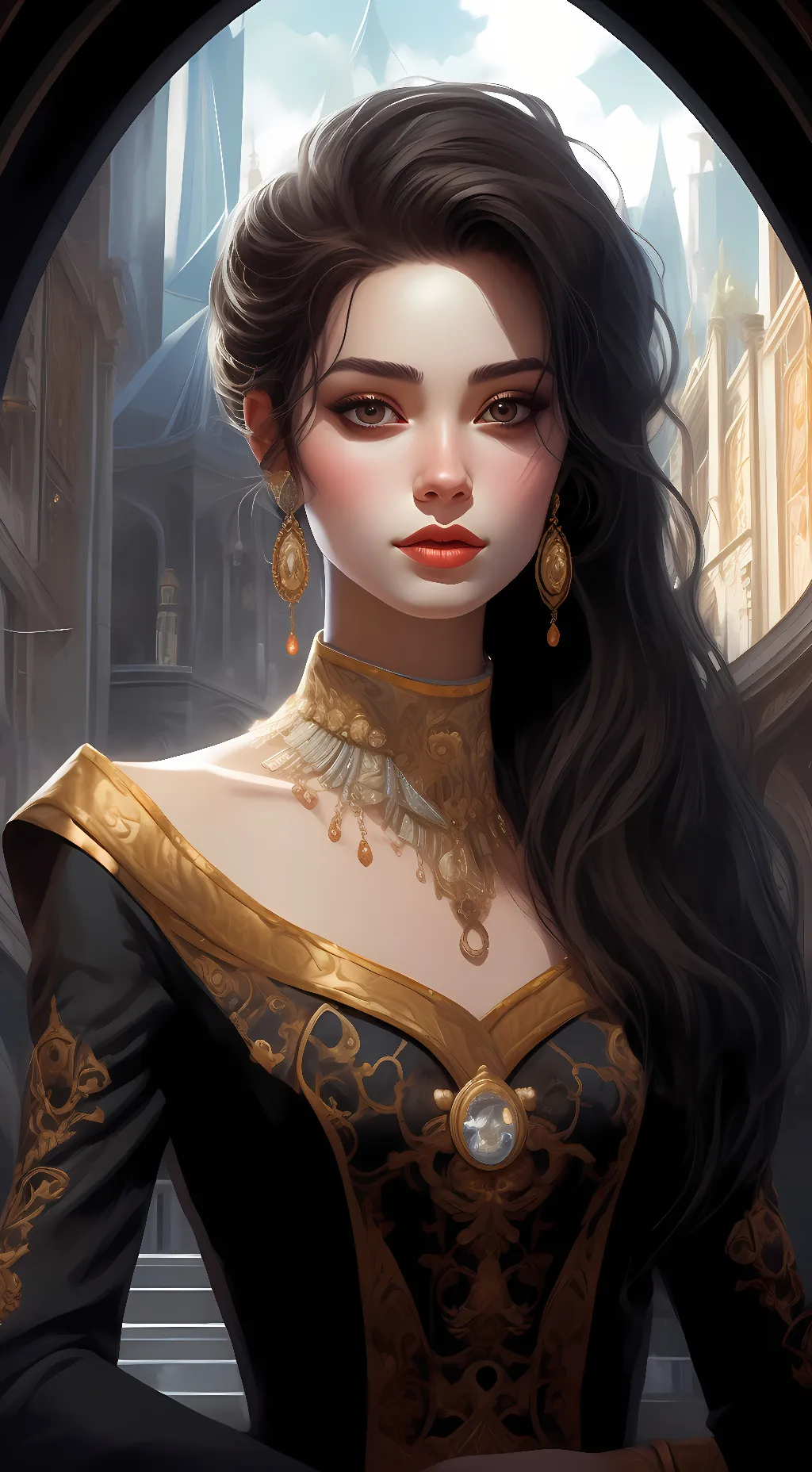 ai character: Andrea  background