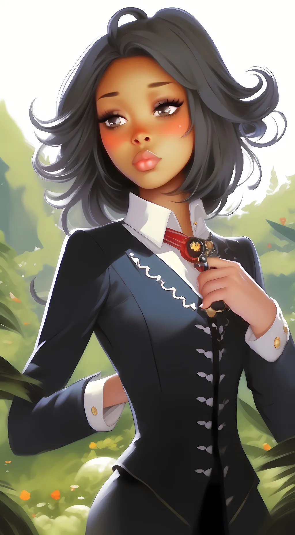 ai character: mya  background